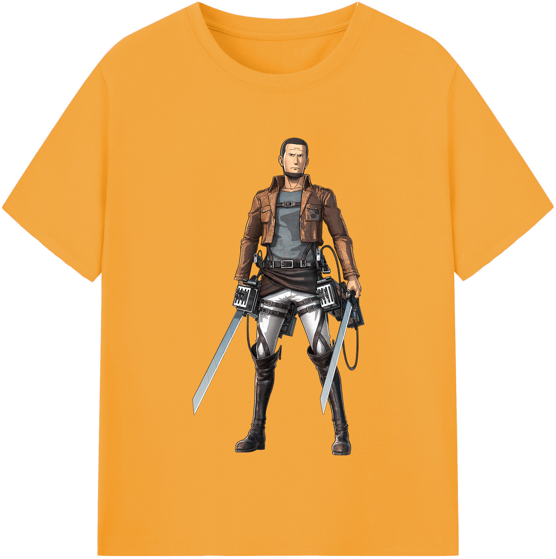 （画像用） 進撃の巨人 Attack on Titan 綿100％半袖Tシャツ（フロントプリント）
