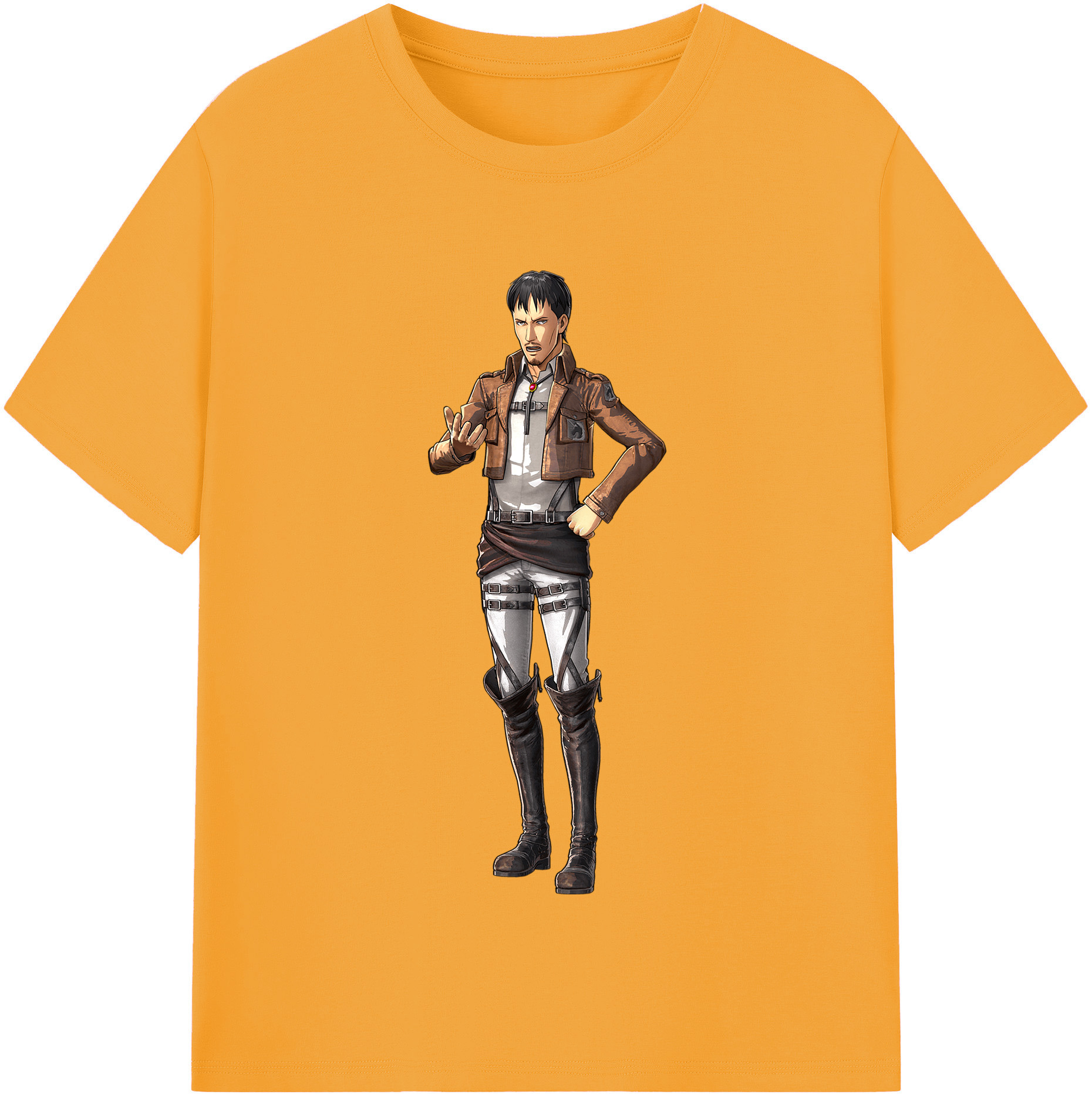 （画像用） 進撃の巨人 Attack on Titan 綿100％半袖Tシャツ（フロントプリント）