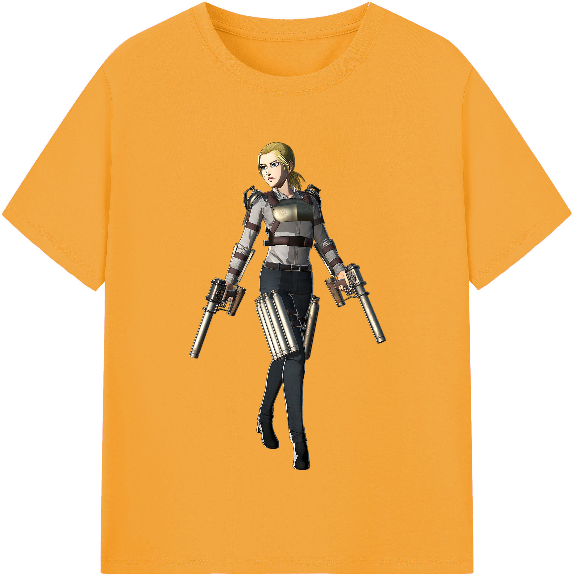 （画像用） 進撃の巨人 Attack on Titan 綿100％半袖Tシャツ（フロントプリント）