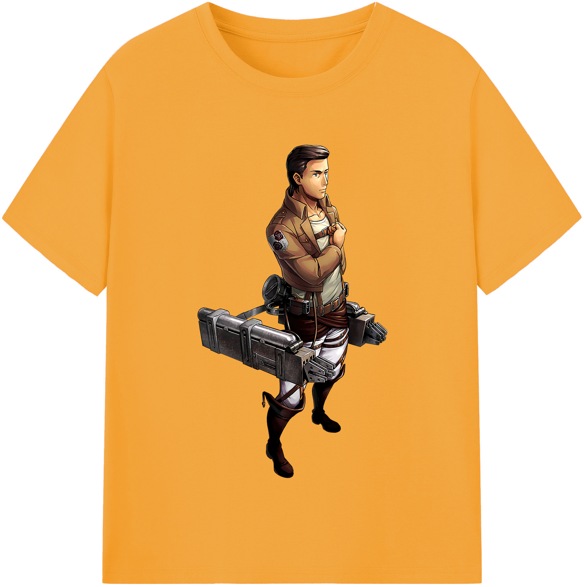（画像用） 進撃の巨人 Attack on Titan 綿100％半袖Tシャツ（フロントプリント）