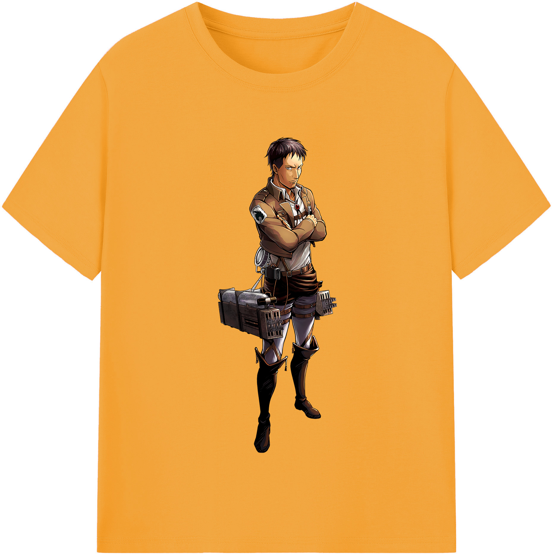 （画像用） 進撃の巨人 Attack on Titan 綿100％半袖Tシャツ（フロントプリント）