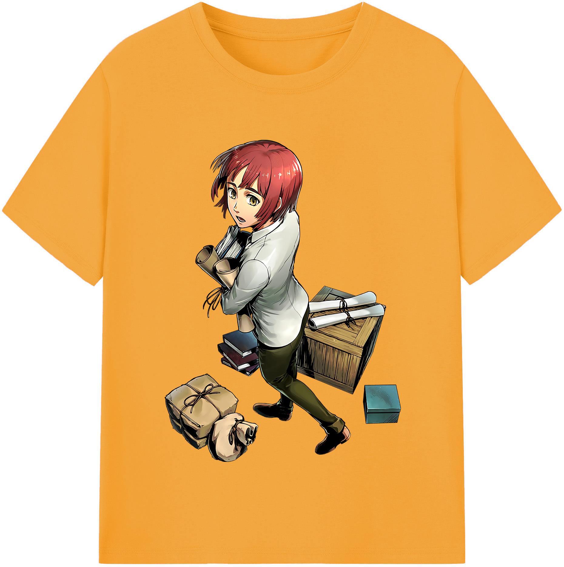 （画像用） 進撃の巨人 Attack on Titan 綿100％半袖Tシャツ（フロントプリント）