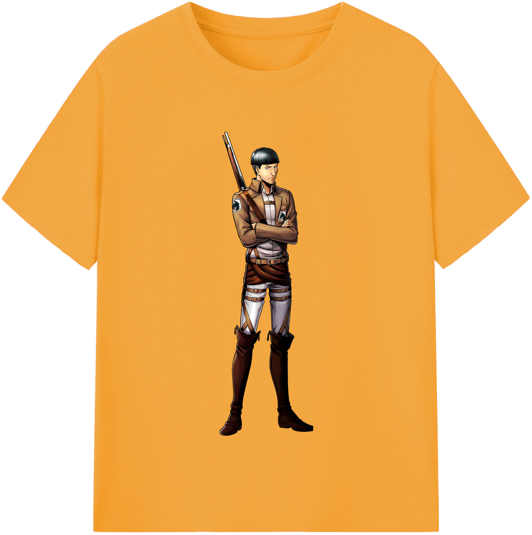 （画像用） 進撃の巨人 Attack on Titan 綿100％半袖Tシャツ（フロントプリント）