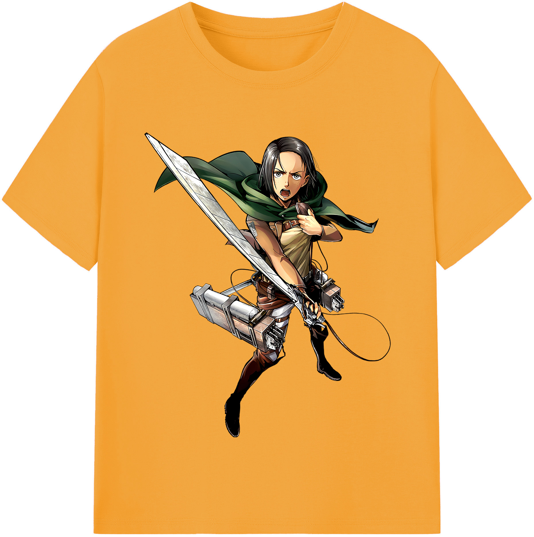 （画像用） 進撃の巨人 Attack on Titan 綿100％半袖Tシャツ（フロントプリント）