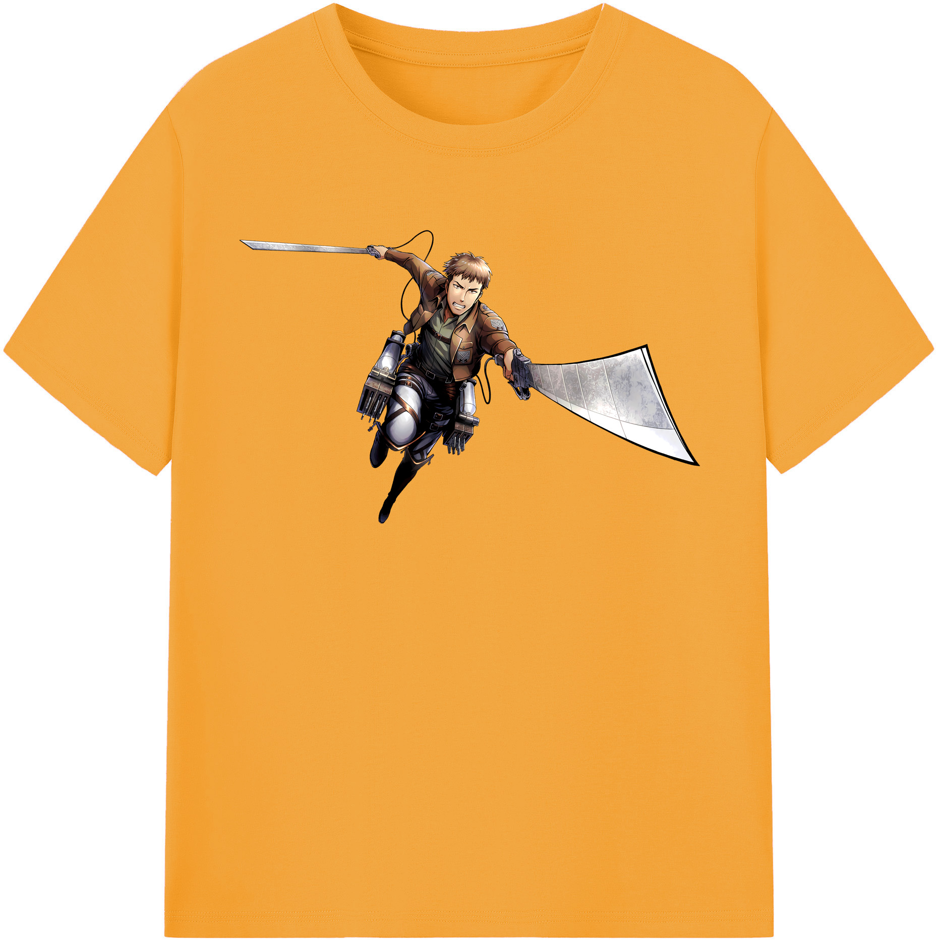 （画像用） 進撃の巨人 Attack on Titan 綿100％半袖Tシャツ（フロントプリント）