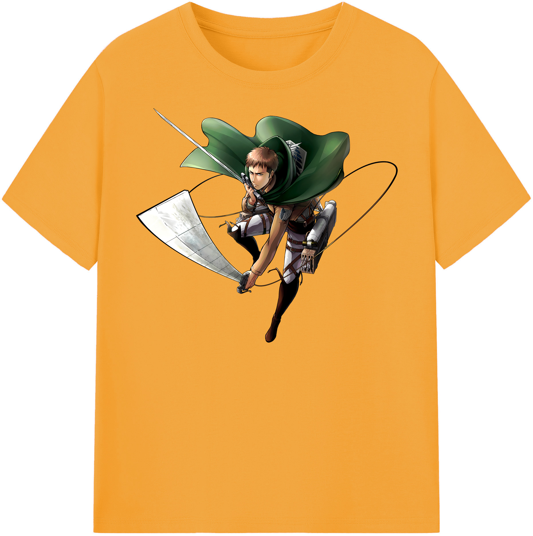 （画像用） 進撃の巨人 Attack on Titan 綿100％半袖Tシャツ（フロントプリント）