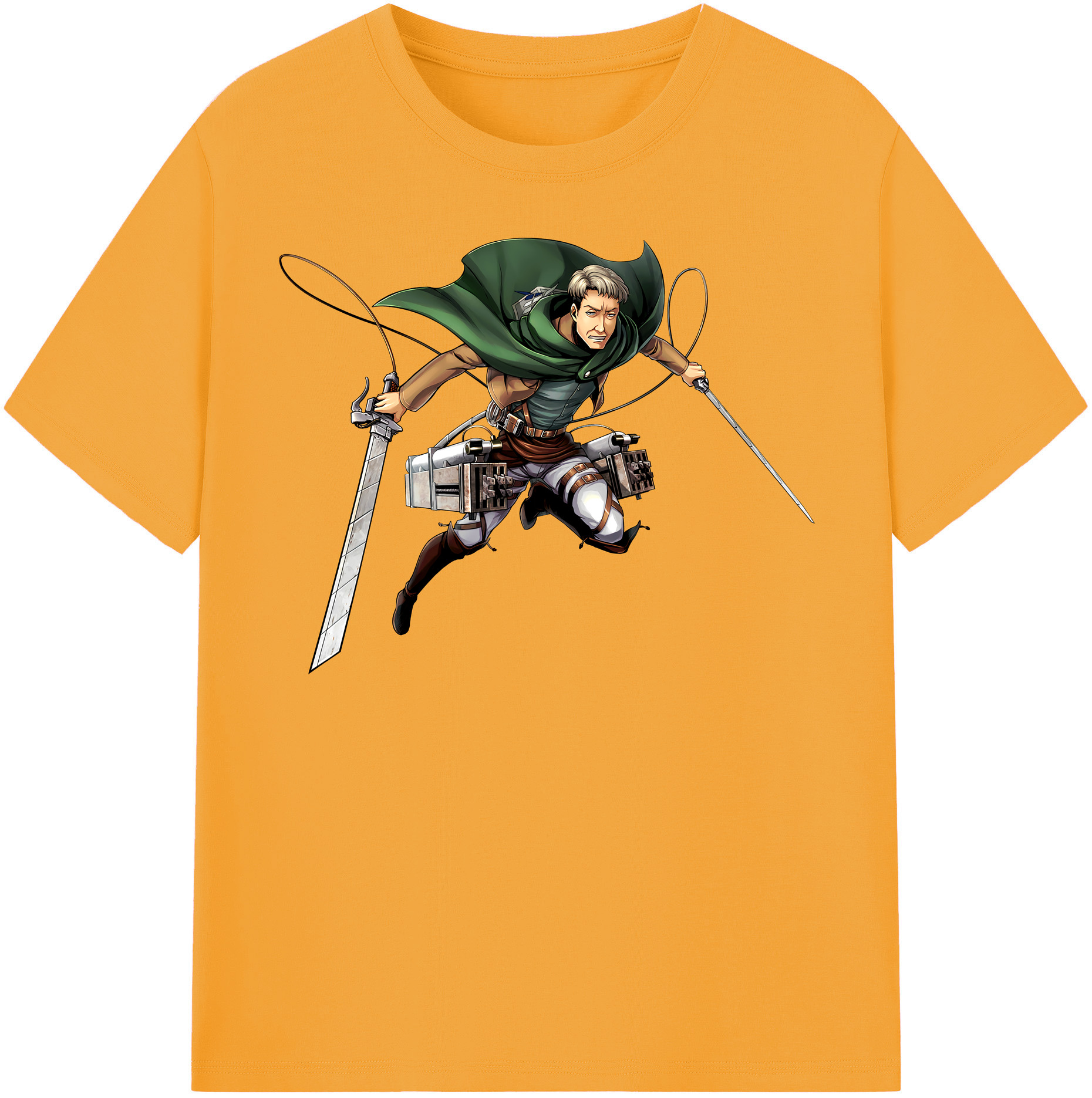 （画像用） 進撃の巨人 Attack on Titan 綿100％半袖Tシャツ（フロントプリント）
