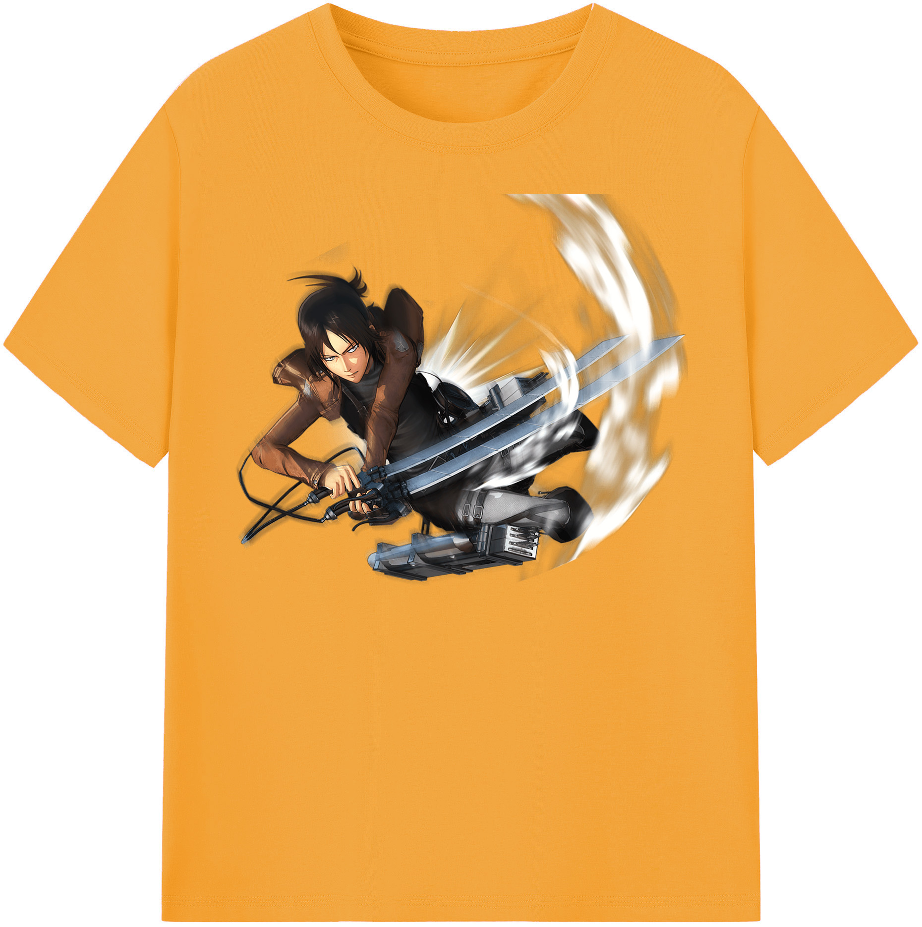 （画像用） 進撃の巨人 Attack on Titan 綿100％半袖Tシャツ（フロントプリント）