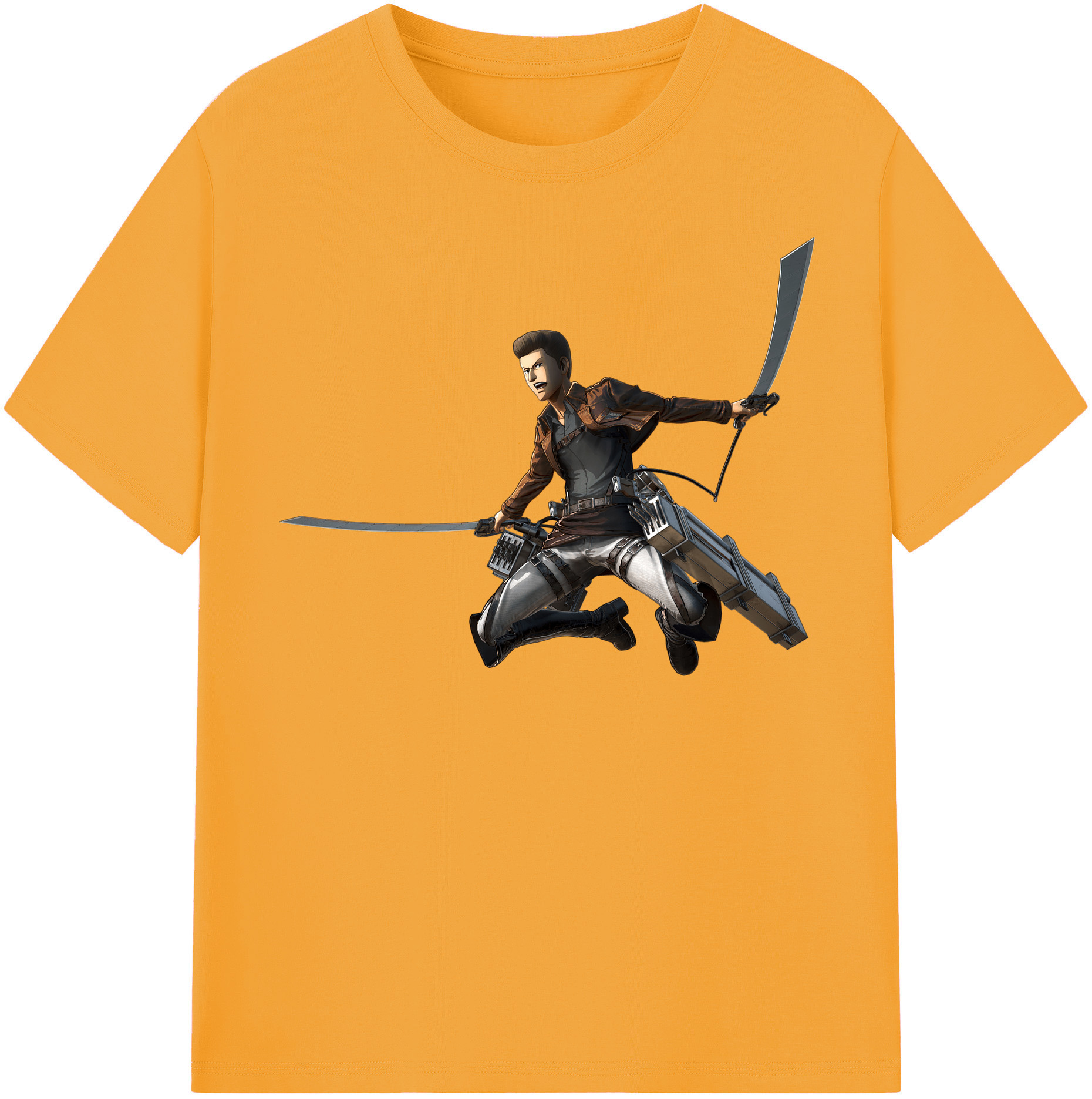 （画像用） 進撃の巨人 Attack on Titan 綿100％半袖Tシャツ（フロントプリント）