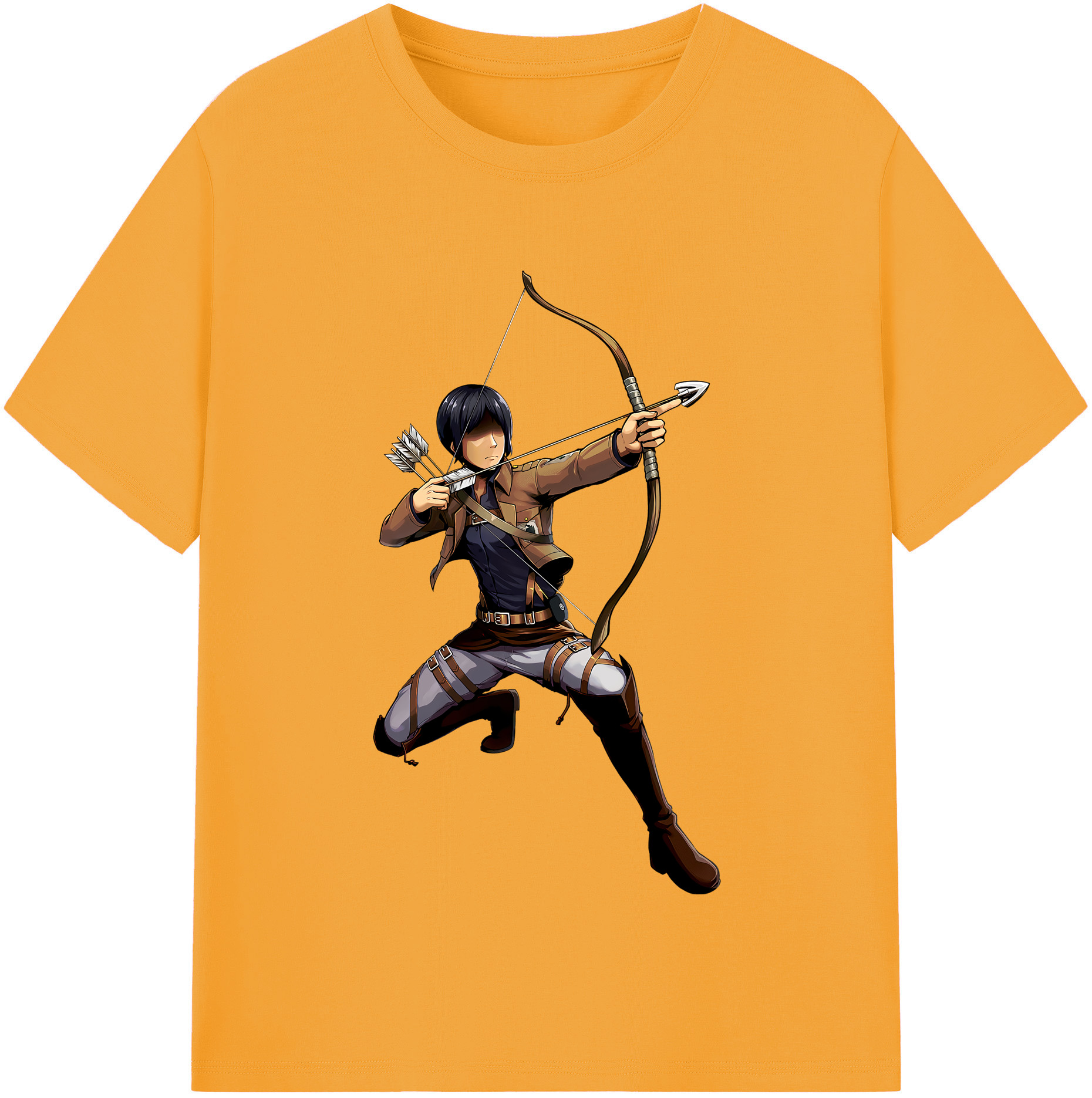 （画像用） 進撃の巨人 Attack on Titan 綿100％半袖Tシャツ（フロントプリント）