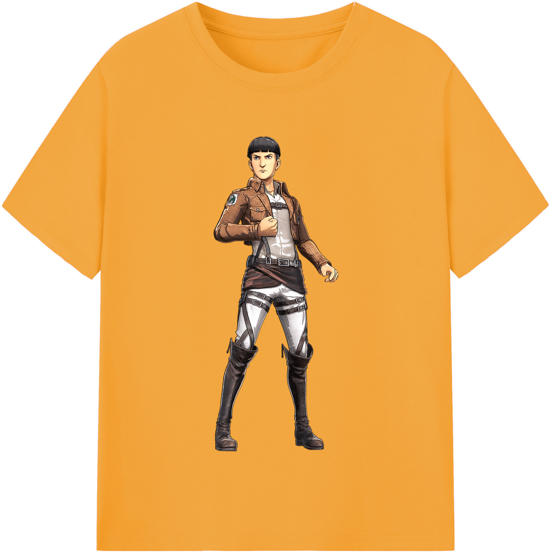 （画像用） 進撃の巨人 Attack on Titan 綿100％半袖Tシャツ（フロントプリント）