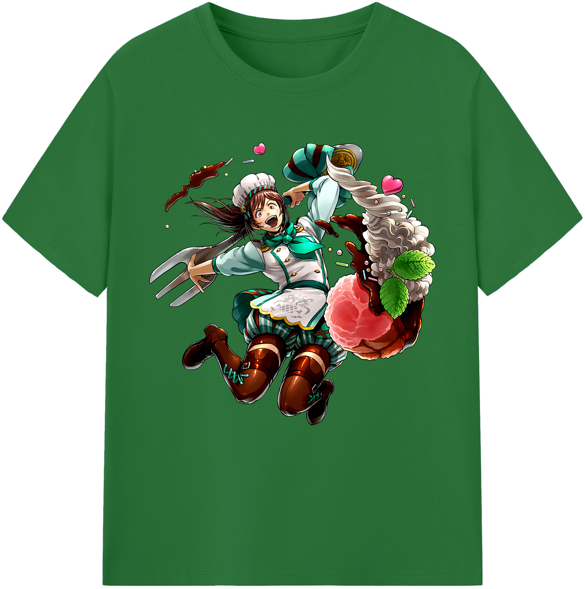 （画像用） 進撃の巨人 サシャ·ブラウス Attack on Titan Sasha Blaus 綿100％半袖Tシャツ（フロントプリント）