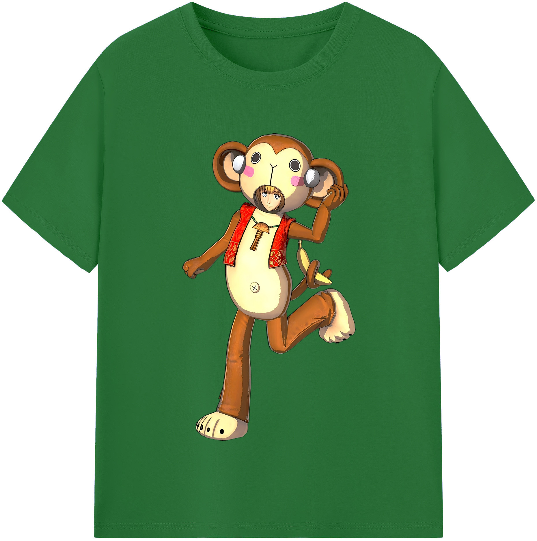 （画像用） 進撃の巨人 アルミン·アルレルト Attack on Titan Armin Arlert 綿100％半袖Tシャツ（フロントプリント）