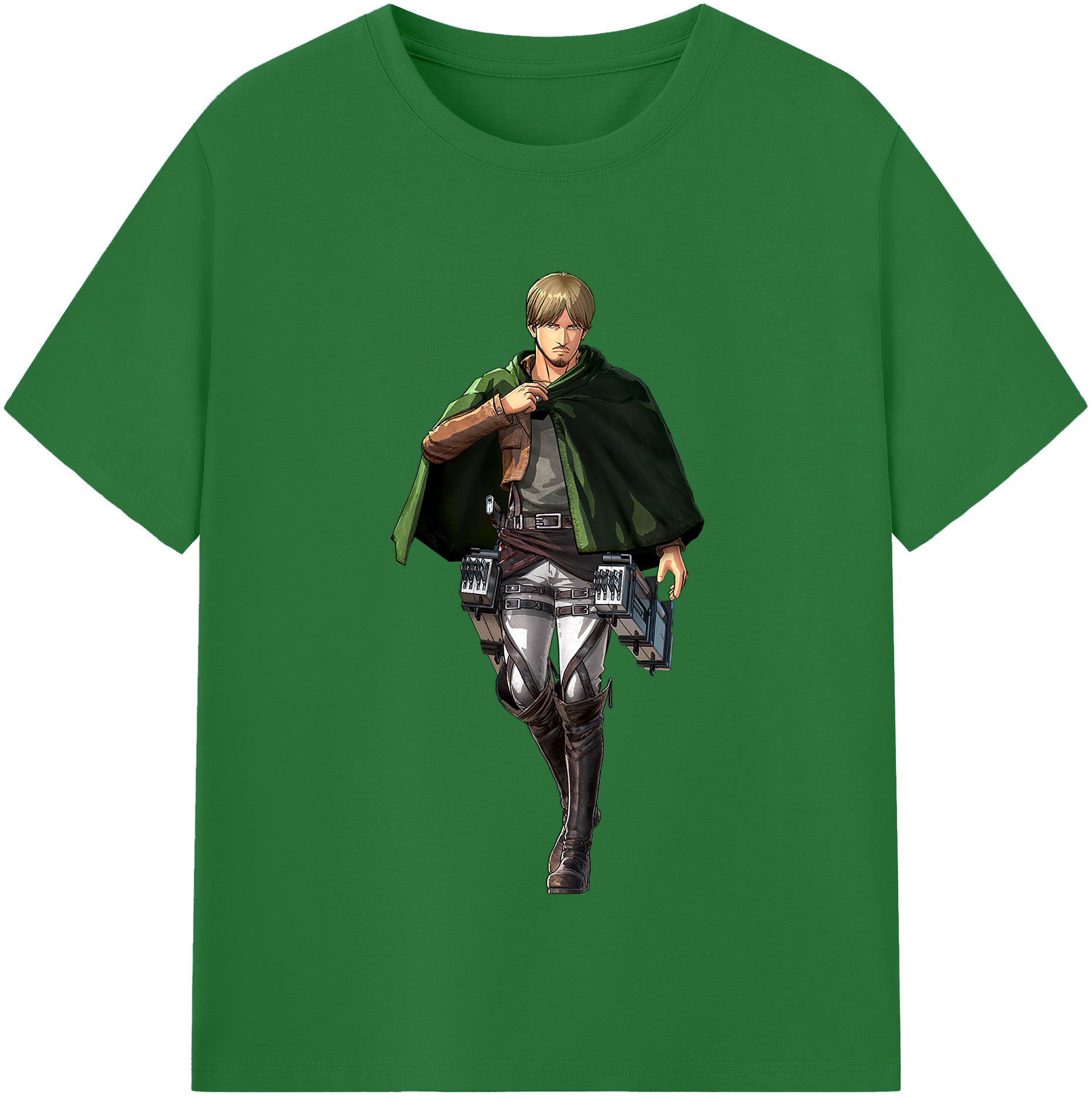 （画像用） 進撃の巨人 ミケ·ザカリアス Attack on Titan Mike Zakarius 綿100％半袖Tシャツ（フロントプリント）