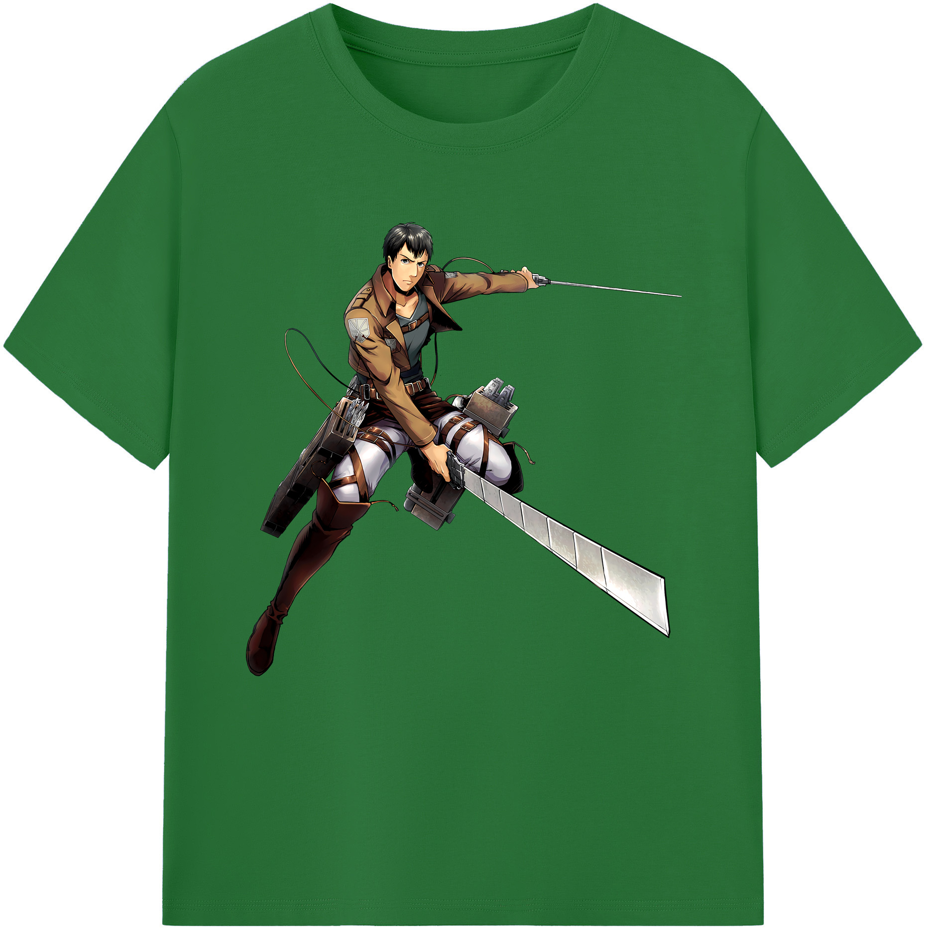 （画像用） 進撃の巨人 ベルトルト・フーバー Attack on Titan Bertholdt Hoover 綿100％半袖Tシャツ（フロントプリント）