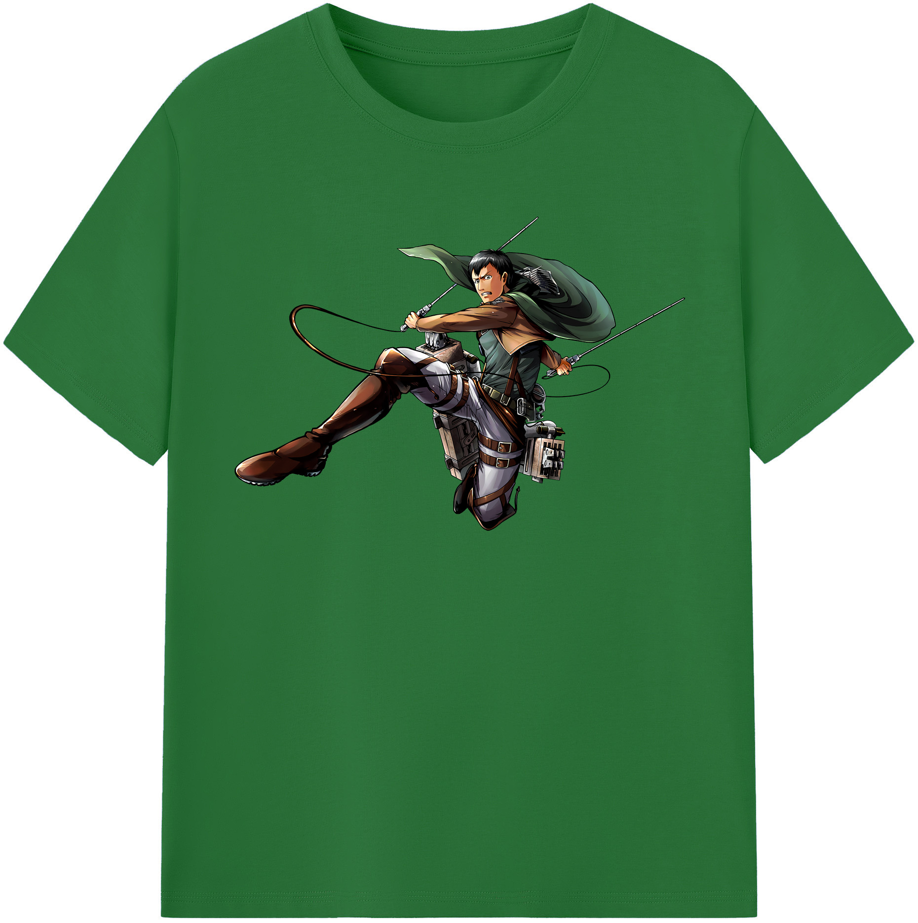 （画像用） 進撃の巨人 ベルトルト・フーバー Attack on Titan Bertholdt Hoover 綿100％半袖Tシャツ（フロントプリント）