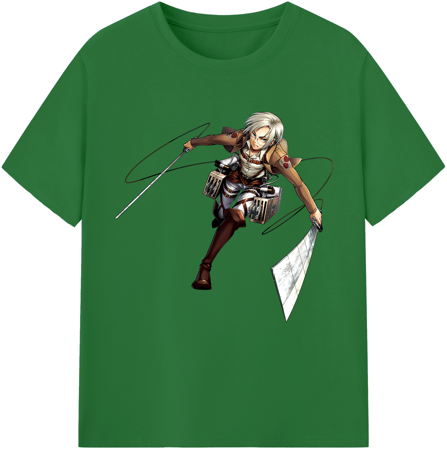 （画像用）  綿100％半袖Tシャツ（フロントプリント）
