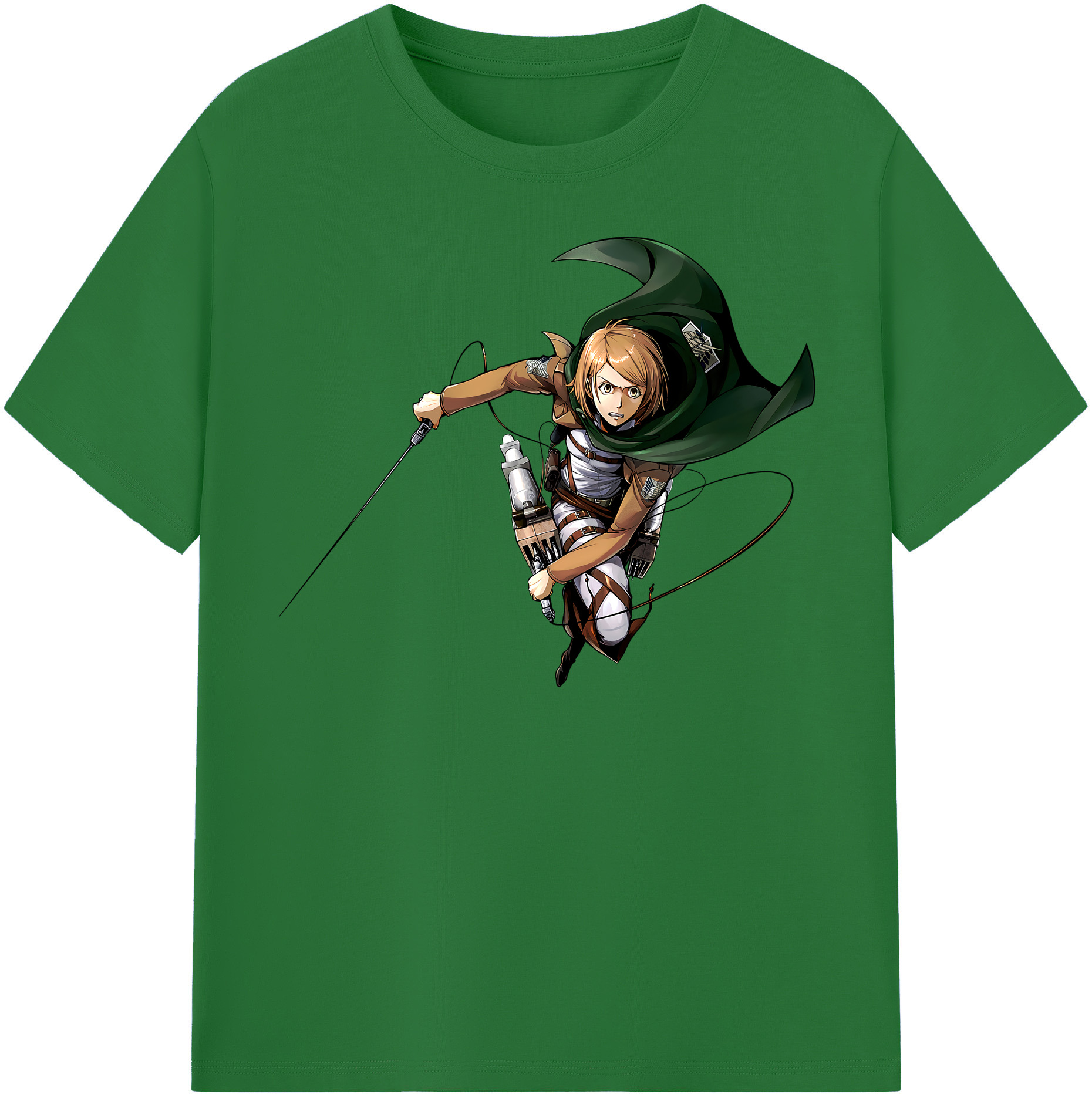 （画像用） 進撃の巨人 ペトラ·ラル Attack on Titan Petra Rall 綿100％半袖Tシャツ（フロントプリント）