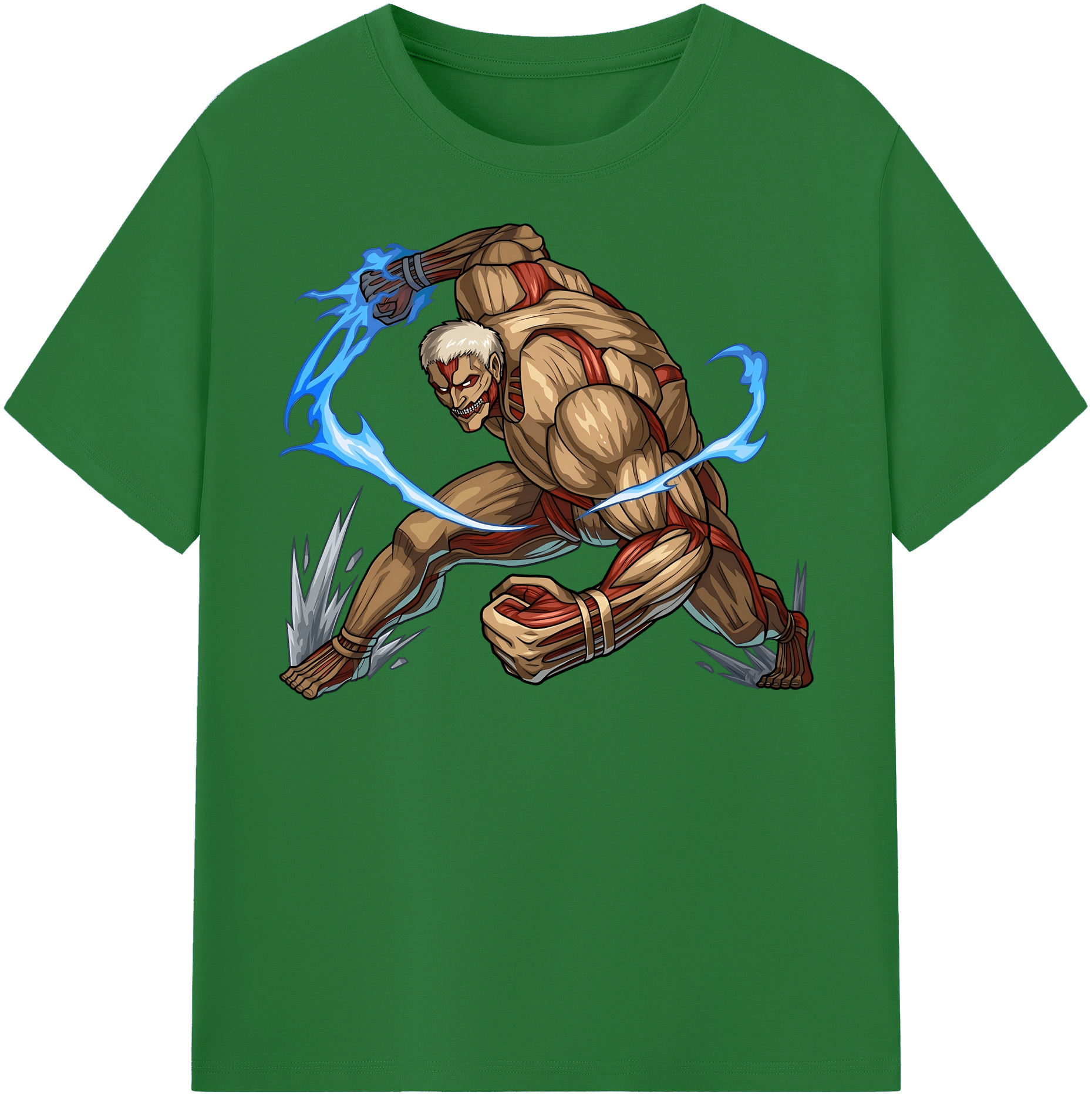 （画像用） 進撃の巨人 Attack on Titan 綿100％半袖Tシャツ（フロントプリント）