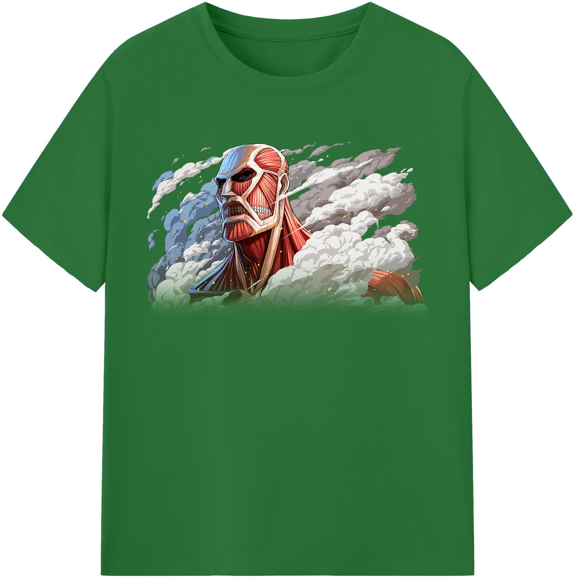 （画像用） 進撃の巨人 Attack on Titan 綿100％半袖Tシャツ（フロントプリント）