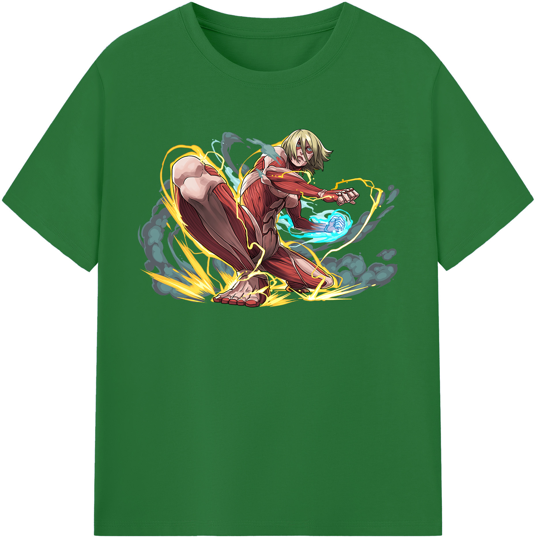 （画像用） 進撃の巨人 Attack on Titan 綿100％半袖Tシャツ（フロントプリント）