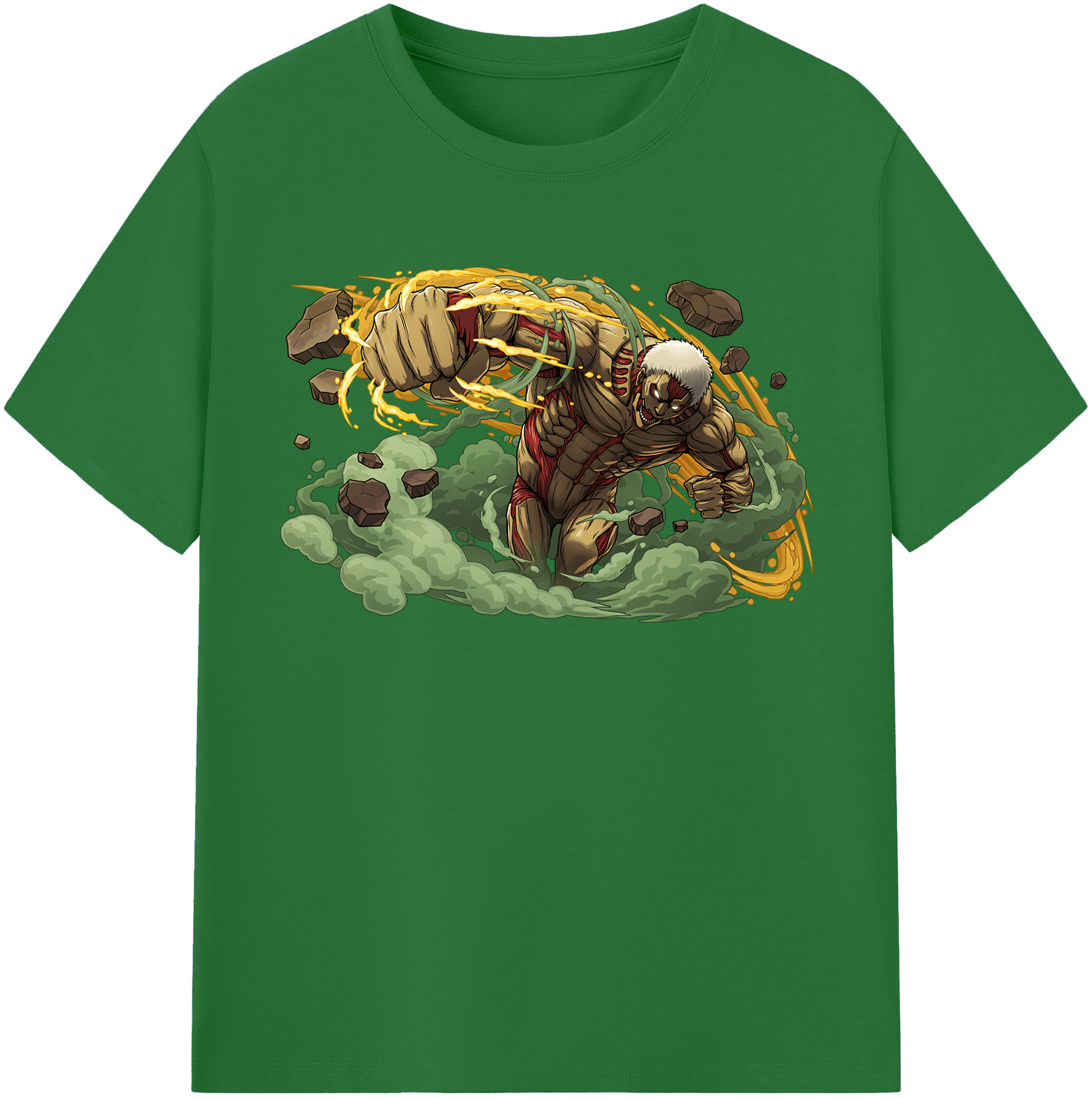 （画像用） 進撃の巨人 Attack on Titan 綿100％半袖Tシャツ（フロントプリント）
