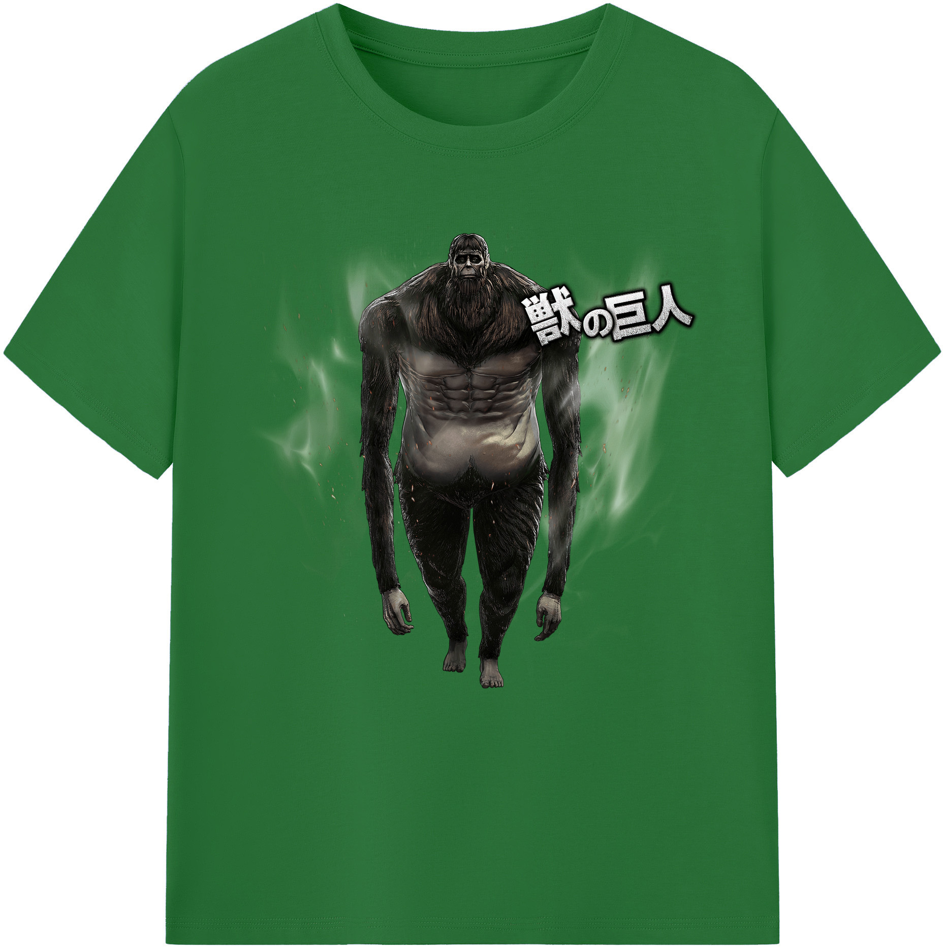 （画像用） 進撃の巨人 Attack on Titan 綿100％半袖Tシャツ（フロントプリント）