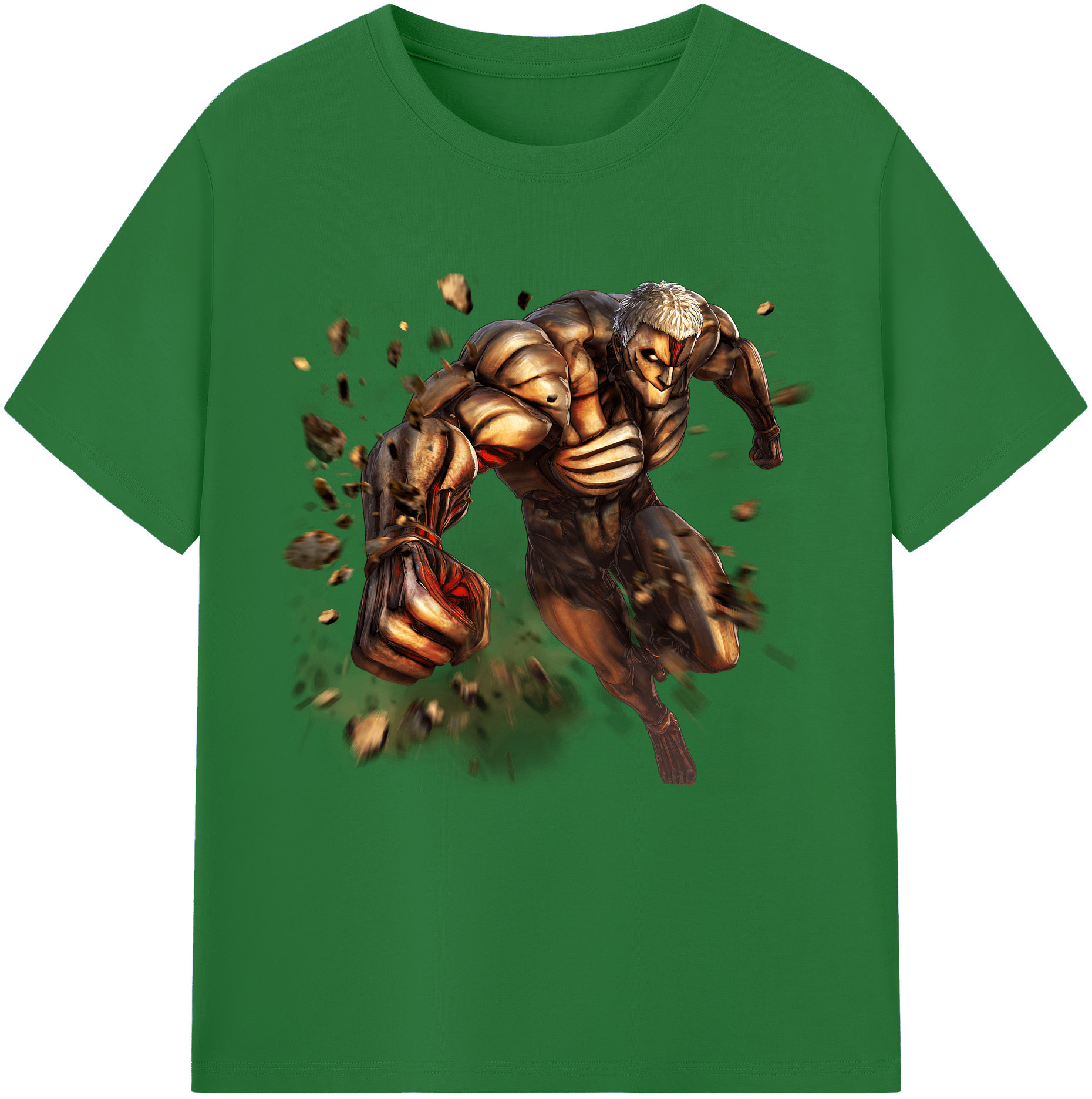 （画像用） 進撃の巨人 Attack on Titan 綿100％半袖Tシャツ（フロントプリント）