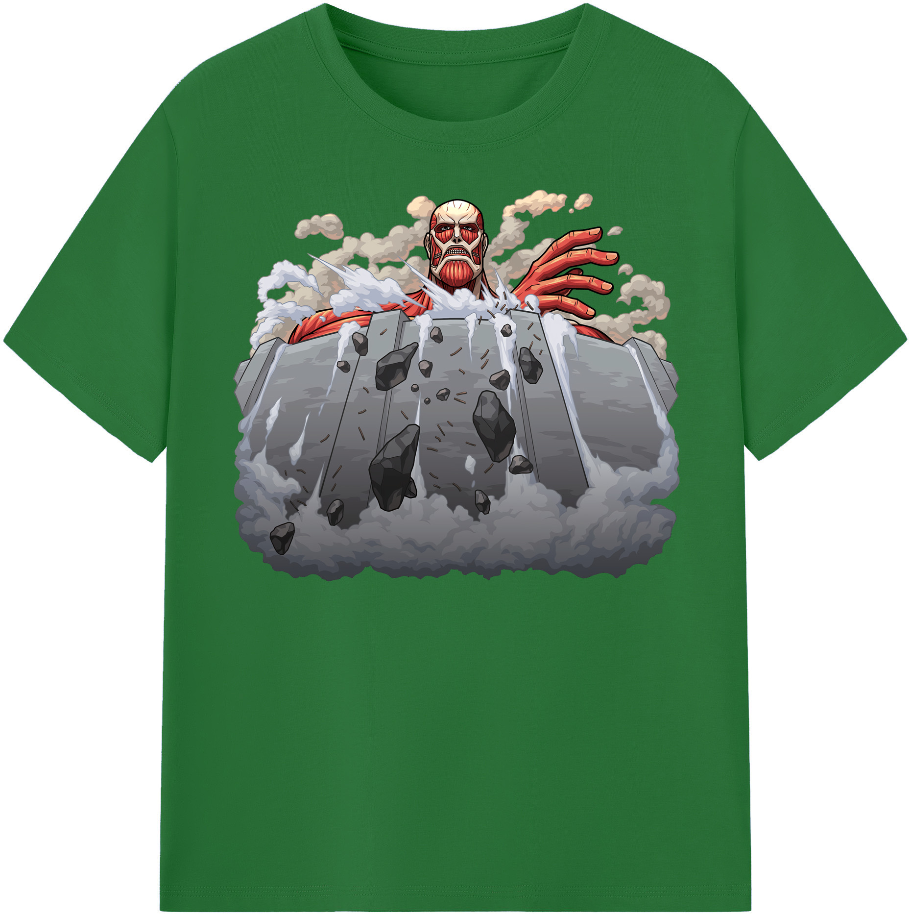 （画像用） 進撃の巨人 Attack on Titan 綿100％半袖Tシャツ（フロントプリント）