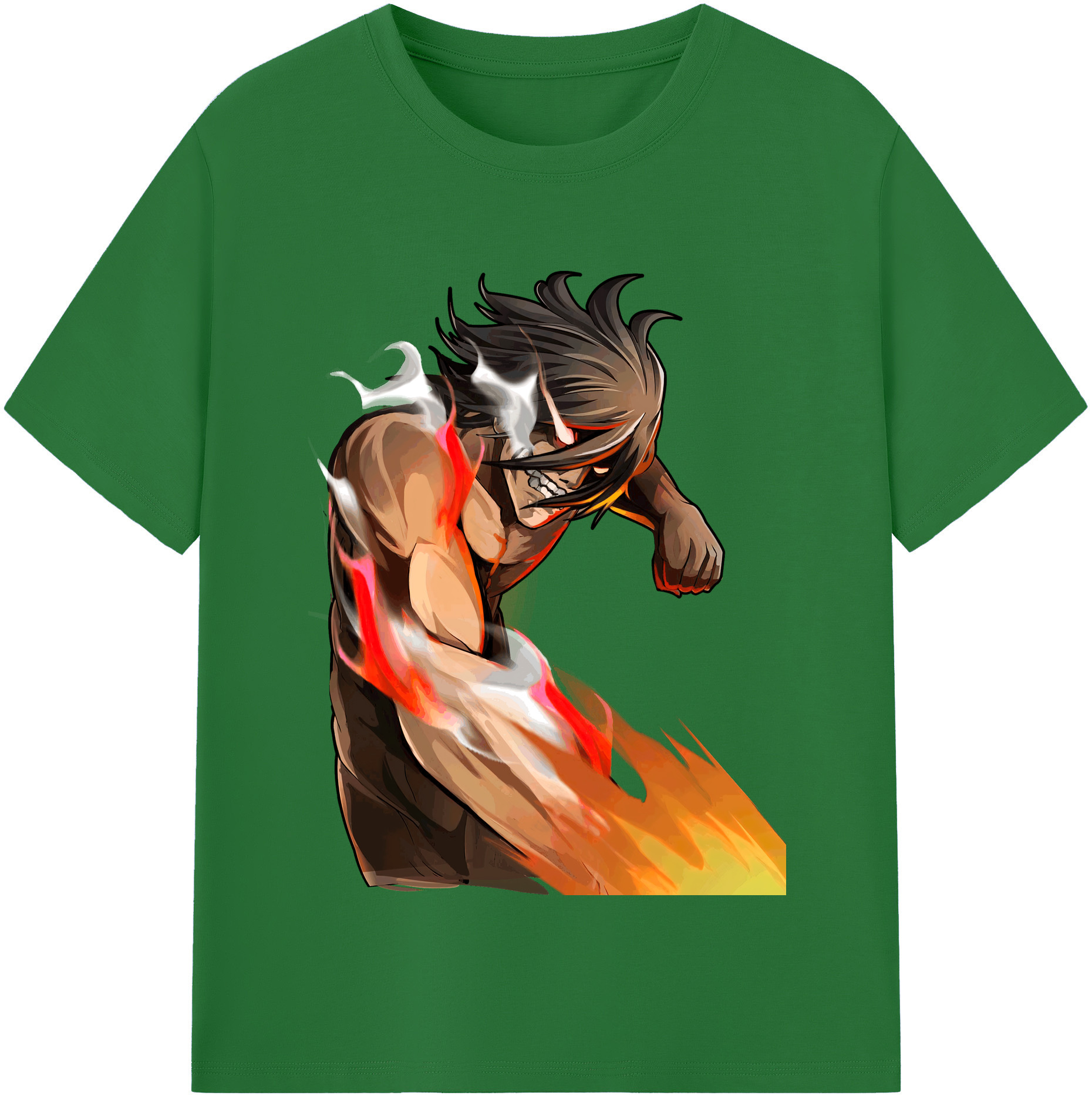 （画像用） 進撃の巨人 Attack on Titan 綿100％半袖Tシャツ（フロントプリント）