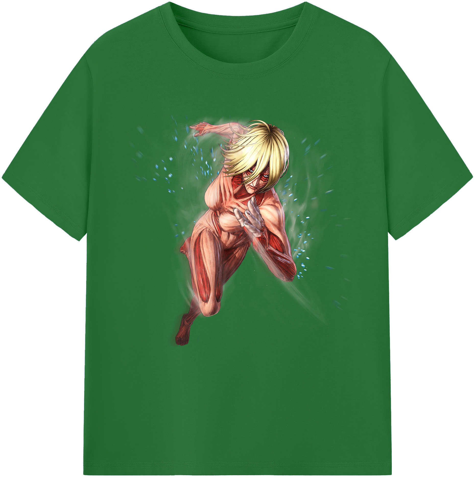（画像用） 進撃の巨人 Attack on Titan 綿100％半袖Tシャツ（フロントプリント）
