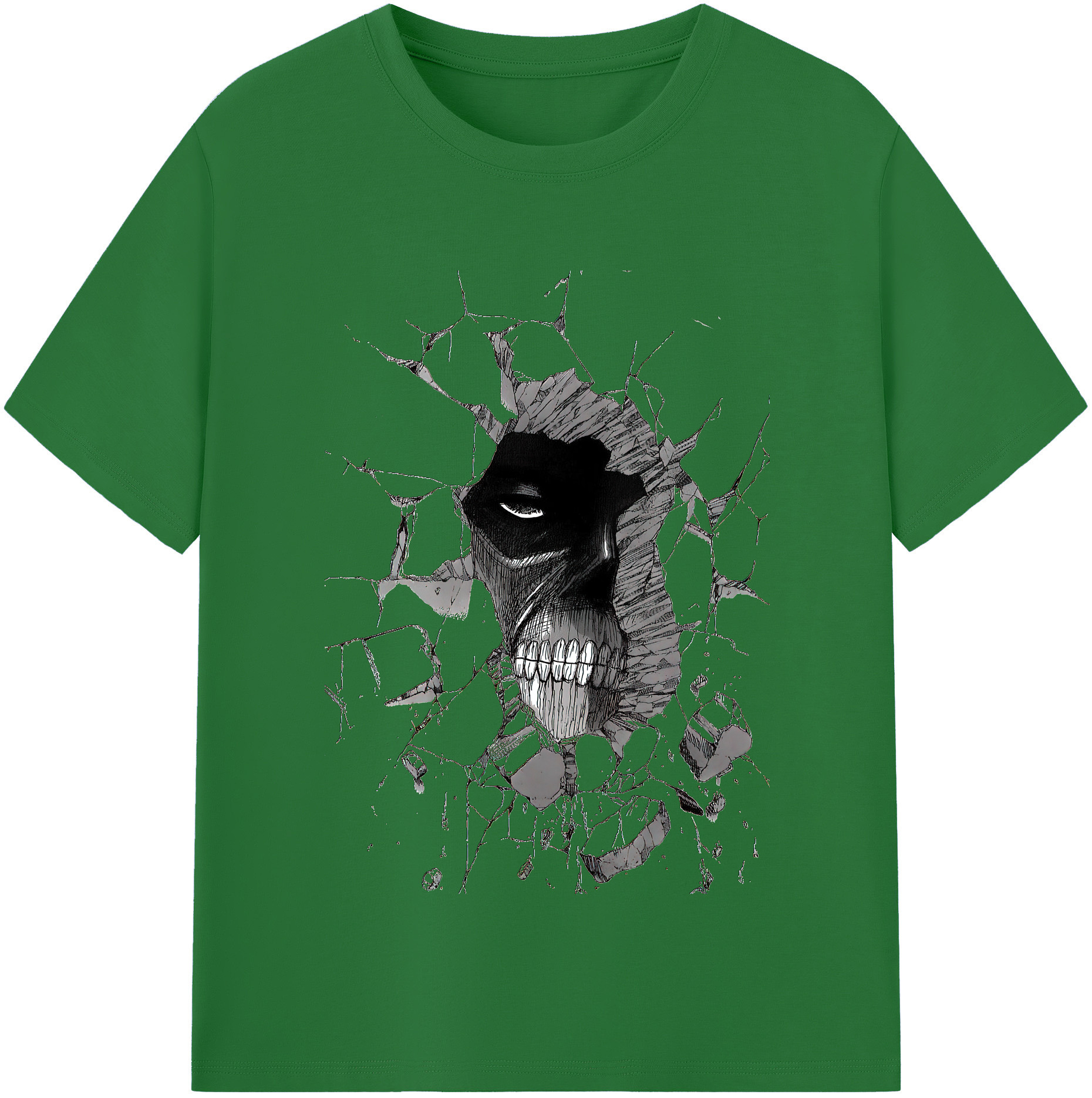 （画像用） 進撃の巨人 Attack on Titan 綿100％半袖Tシャツ（フロントプリント）