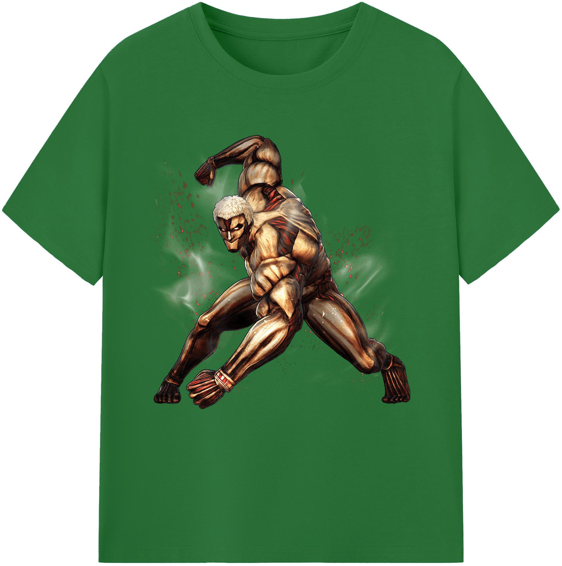 （画像用） 進撃の巨人 Attack on Titan 綿100％半袖Tシャツ（フロントプリント）