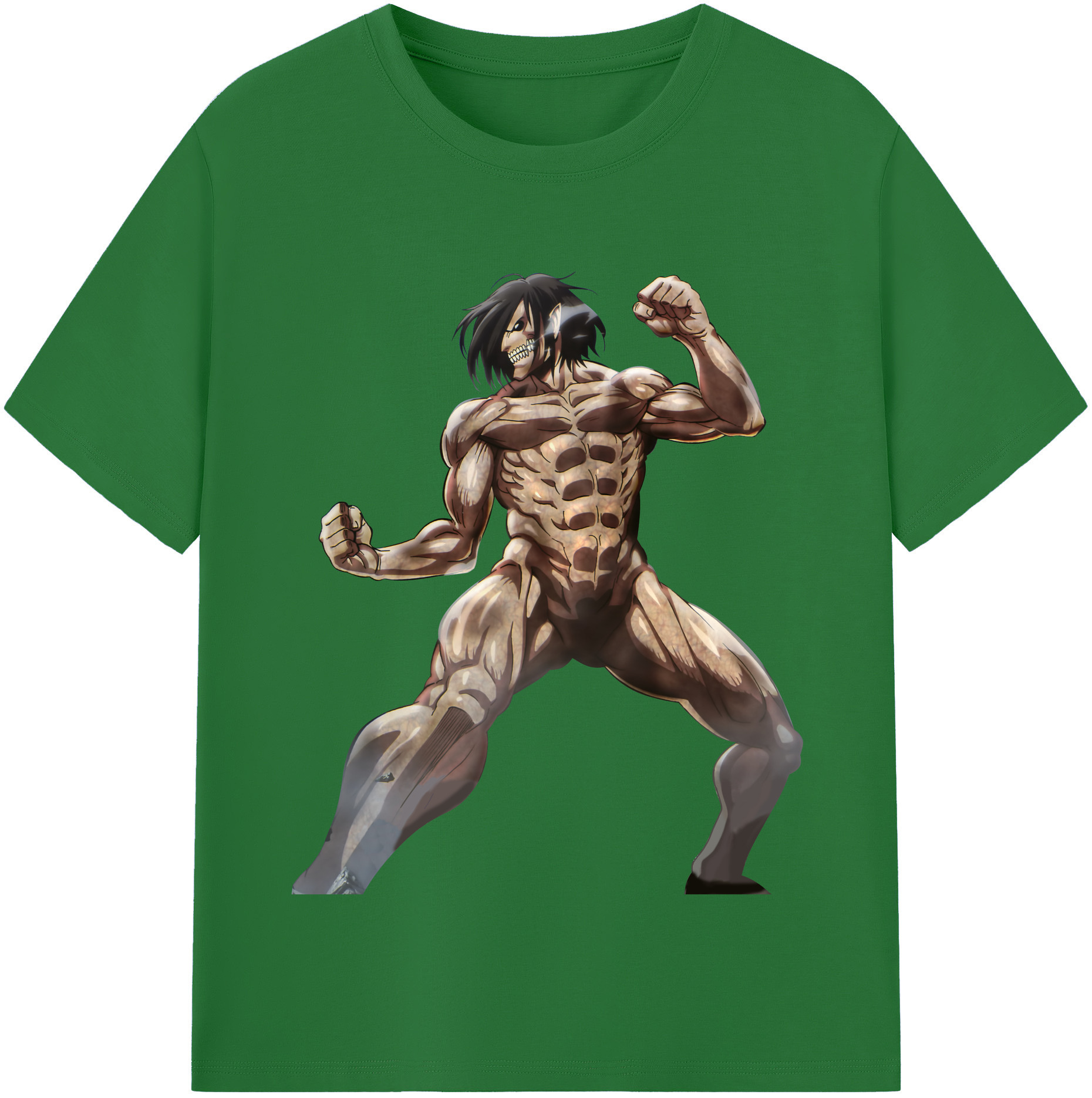 （画像用） 進撃の巨人 Attack on Titan 綿100％半袖Tシャツ（フロントプリント）