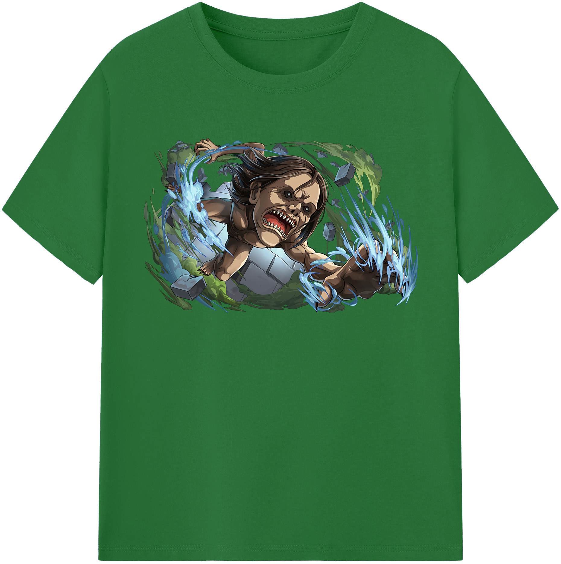 （画像用） 進撃の巨人 Attack on Titan 綿100％半袖Tシャツ（フロントプリント）
