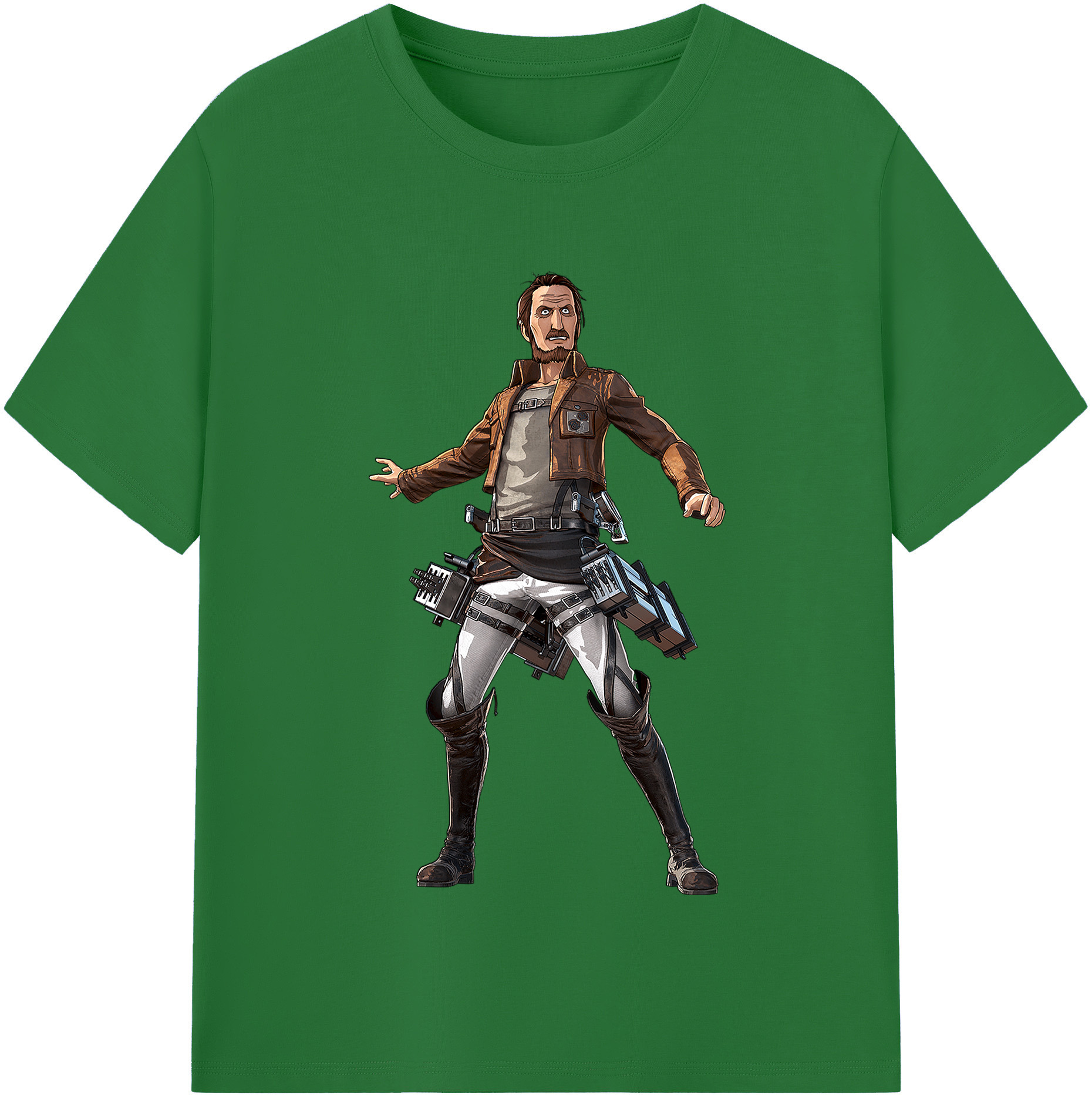 （画像用） 進撃の巨人 Attack on Titan 綿100％半袖Tシャツ（フロントプリント）