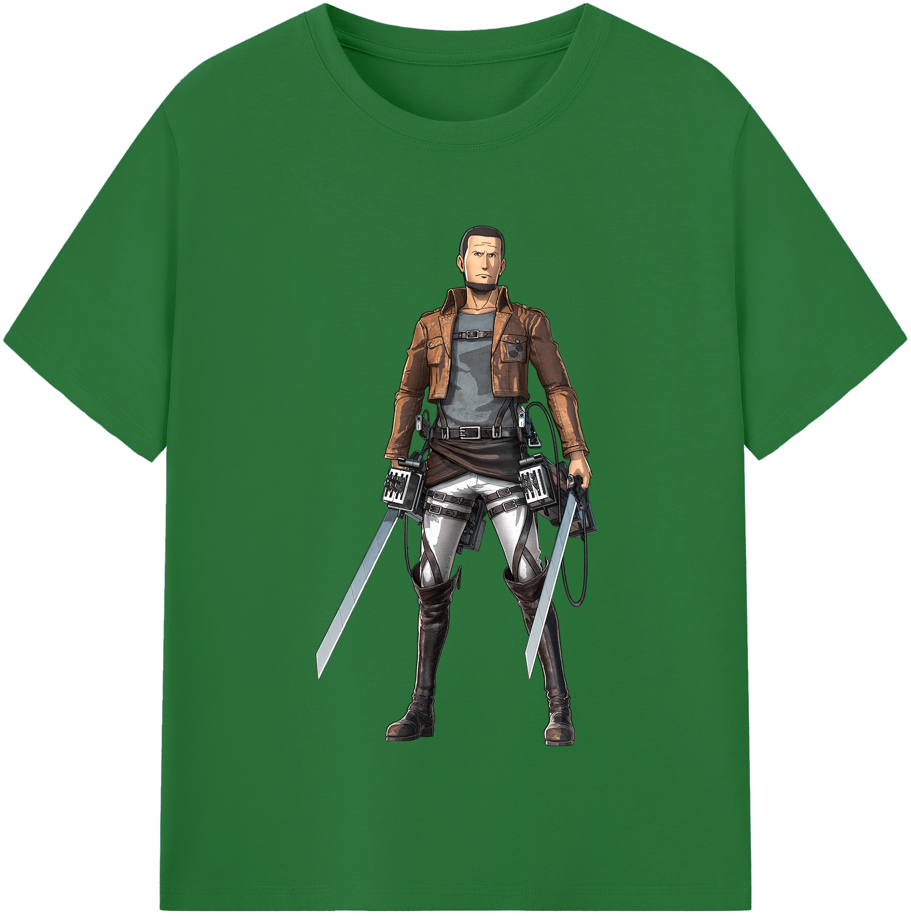 （画像用） 進撃の巨人 Attack on Titan 綿100％半袖Tシャツ（フロントプリント）