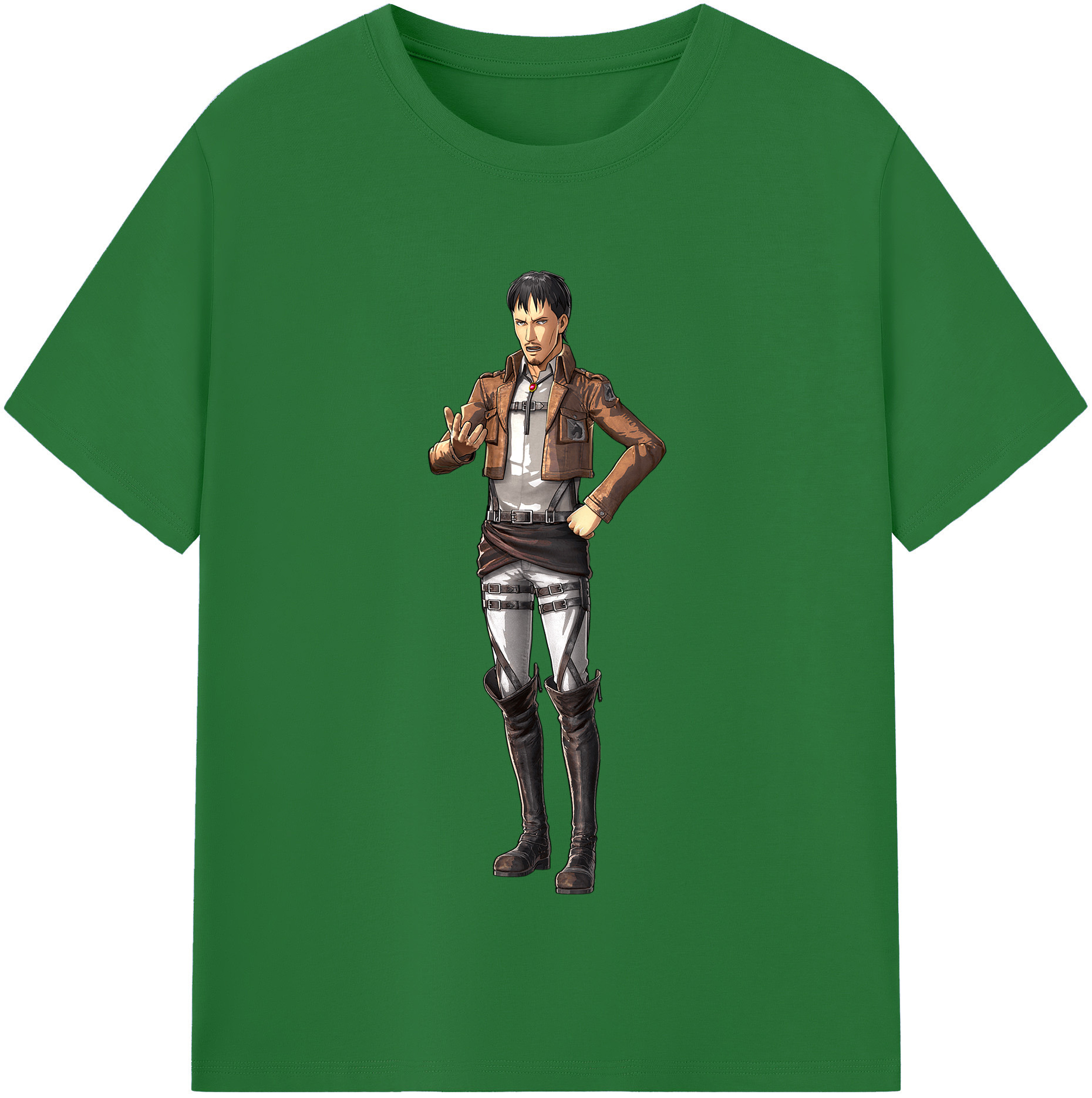 （画像用） 進撃の巨人 Attack on Titan 綿100％半袖Tシャツ（フロントプリント）