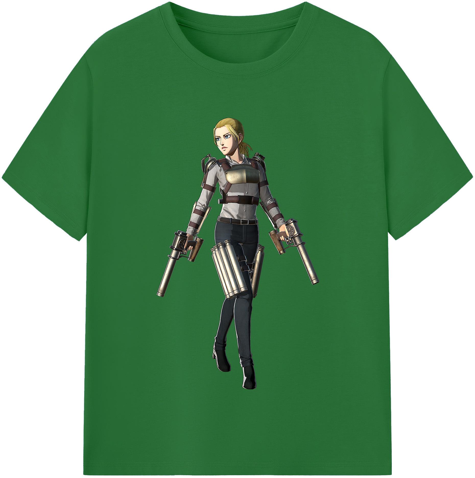 （画像用） 進撃の巨人 Attack on Titan 綿100％半袖Tシャツ（フロントプリント）