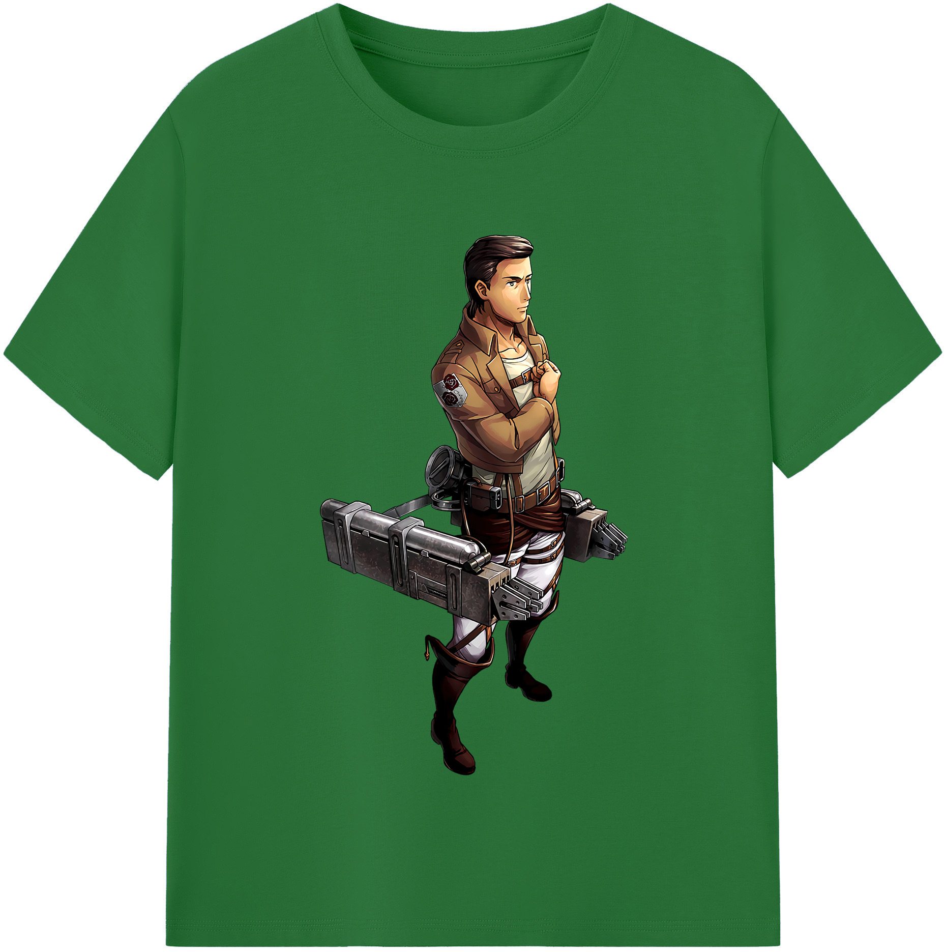 （画像用） 進撃の巨人 Attack on Titan 綿100％半袖Tシャツ（フロントプリント）