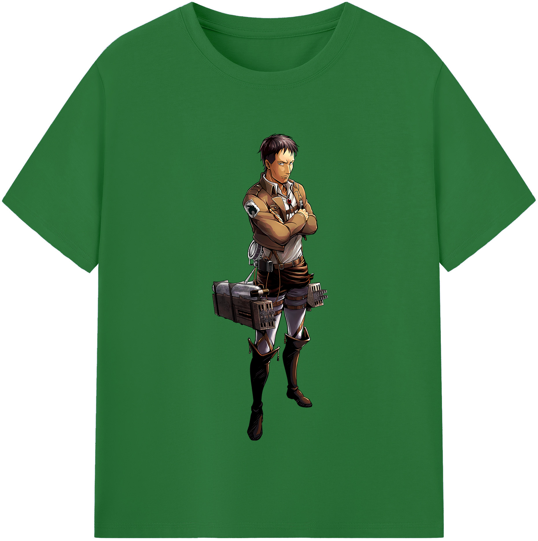 （画像用） 進撃の巨人 Attack on Titan 綿100％半袖Tシャツ（フロントプリント）