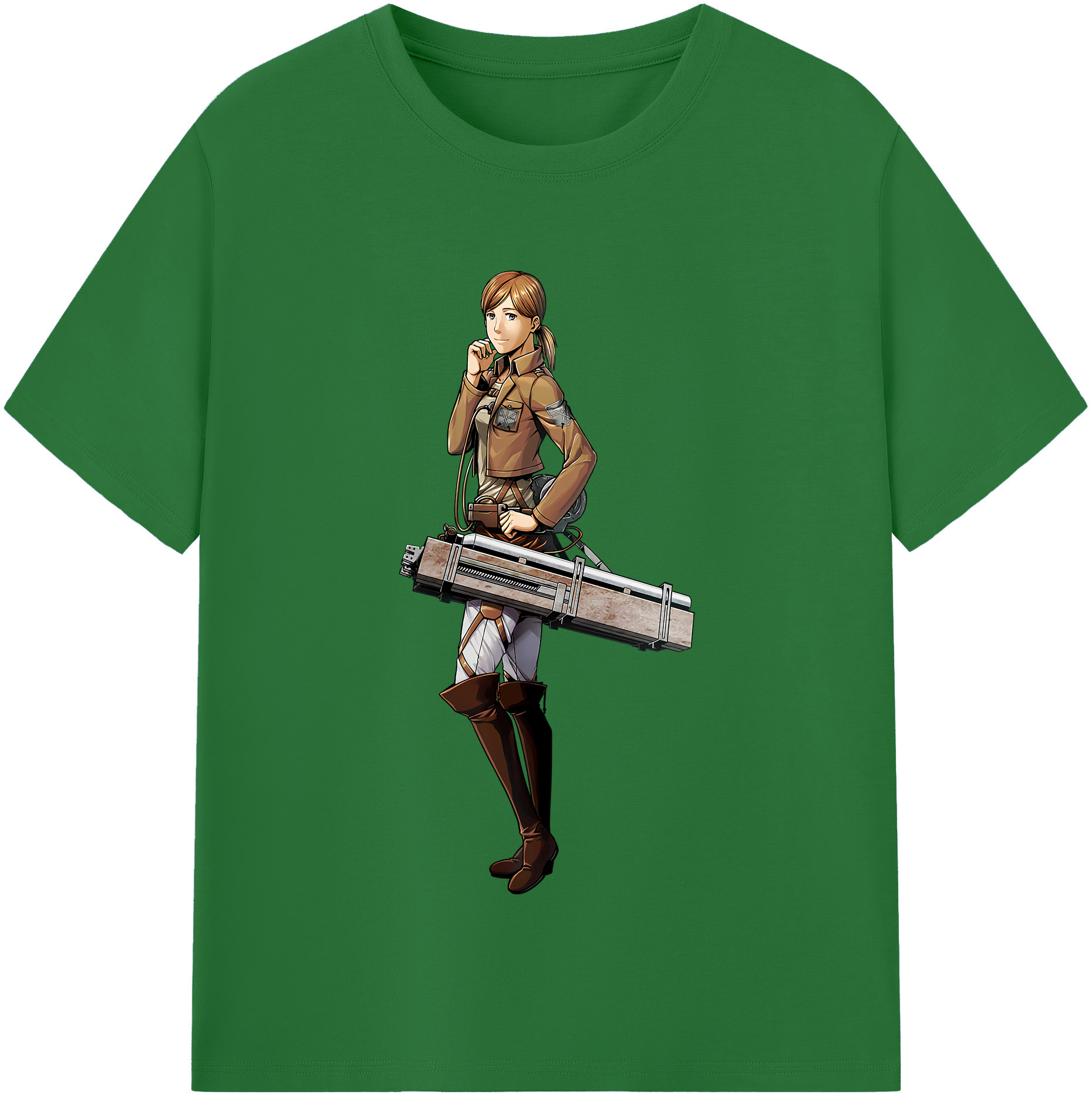 （画像用） 進撃の巨人 Attack on Titan 綿100％半袖Tシャツ（フロントプリント）