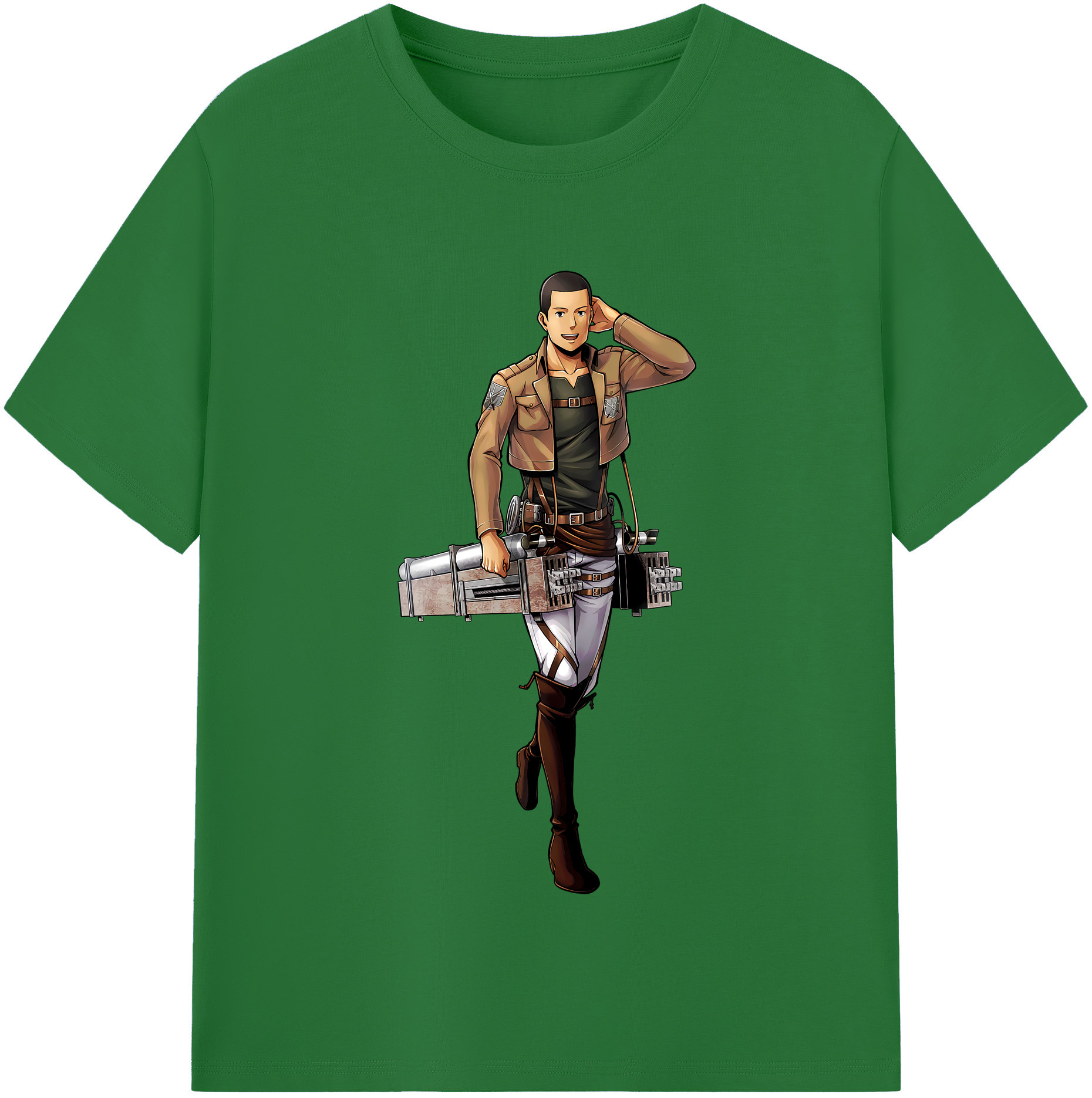 （画像用） 進撃の巨人 Attack on Titan 綿100％半袖Tシャツ（フロントプリント）