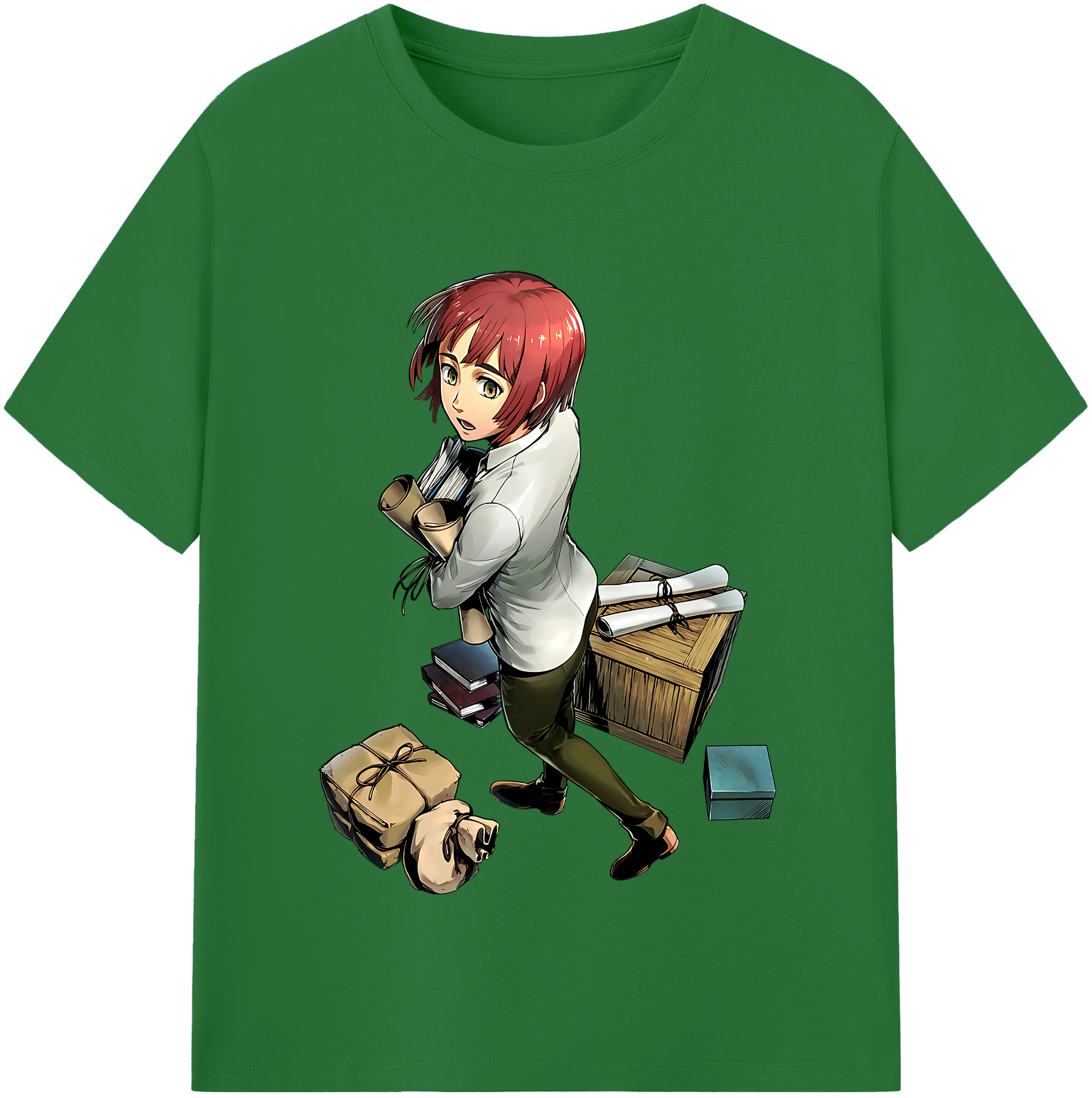 （画像用） 進撃の巨人 Attack on Titan 綿100％半袖Tシャツ（フロントプリント）