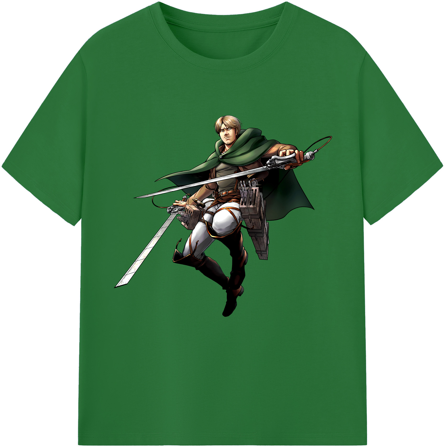 （画像用） 進撃の巨人 Attack on Titan 綿100％半袖Tシャツ（フロントプリント）