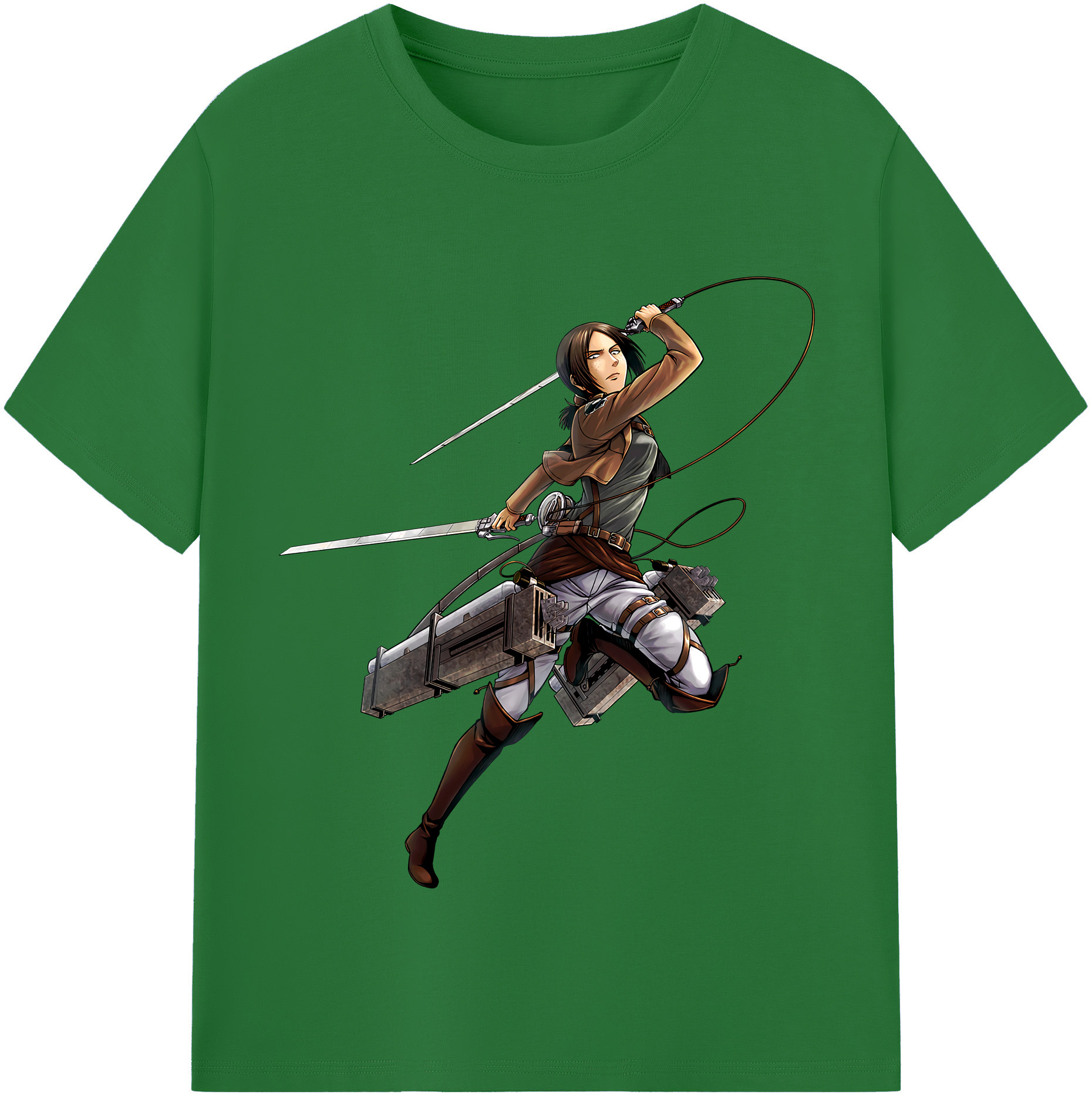 （画像用） 進撃の巨人 Attack on Titan 綿100％半袖Tシャツ（フロントプリント）