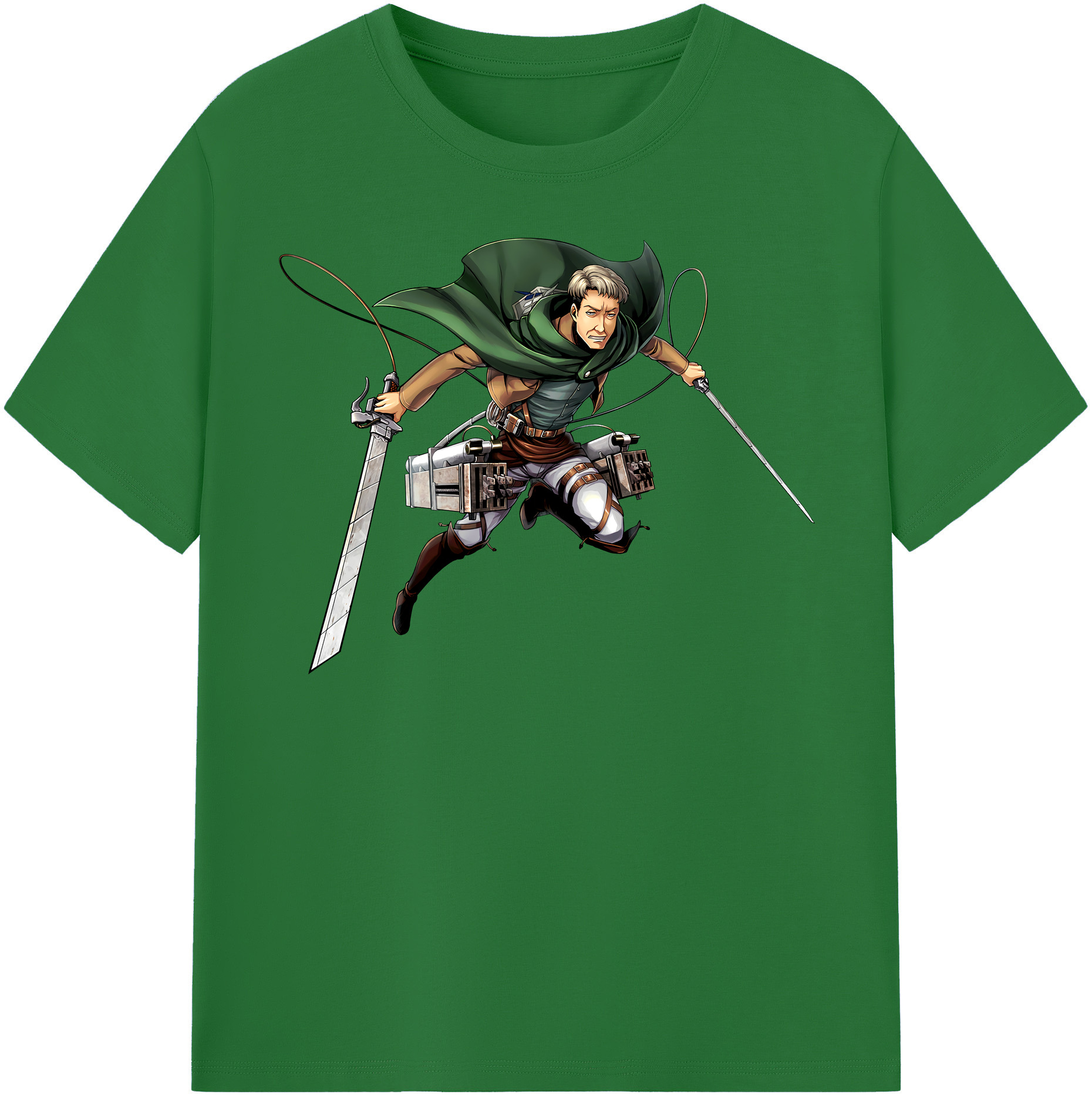 （画像用） 進撃の巨人 Attack on Titan 綿100％半袖Tシャツ（フロントプリント）