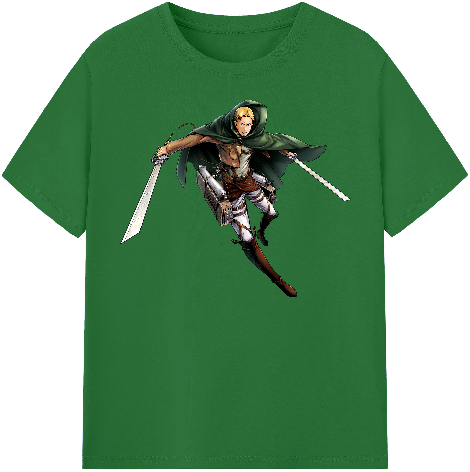 （画像用） 進撃の巨人 Attack on Titan 綿100％半袖Tシャツ（フロントプリント）
