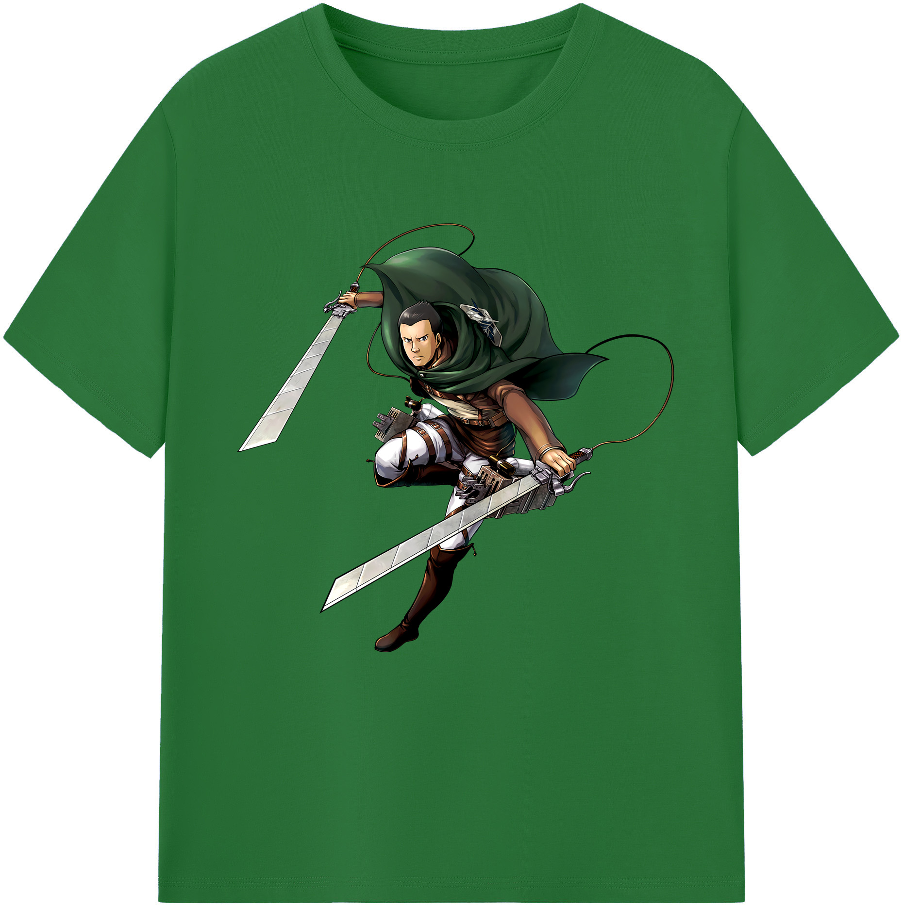 （画像用） 進撃の巨人 Attack on Titan 綿100％半袖Tシャツ（フロントプリント）