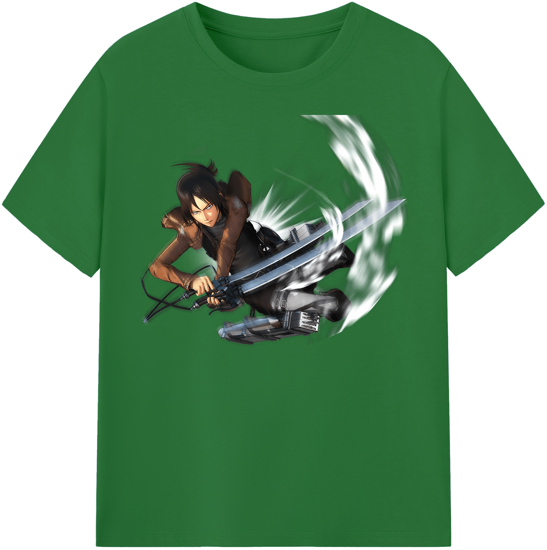 （画像用） 進撃の巨人 Attack on Titan 綿100％半袖Tシャツ（フロントプリント）